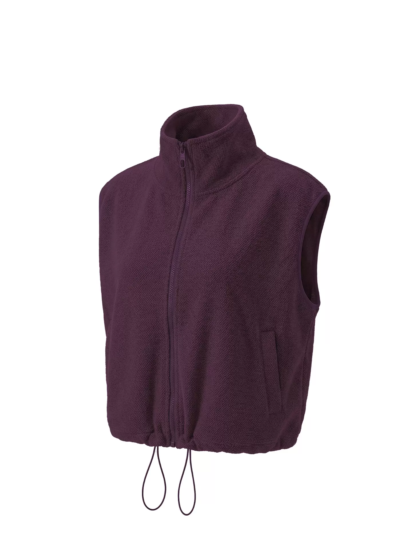 Chaqueta sin mangas con cremallera y cuello alto, resistente al viento, para mujer, chaleco deportivo, FGBYW481