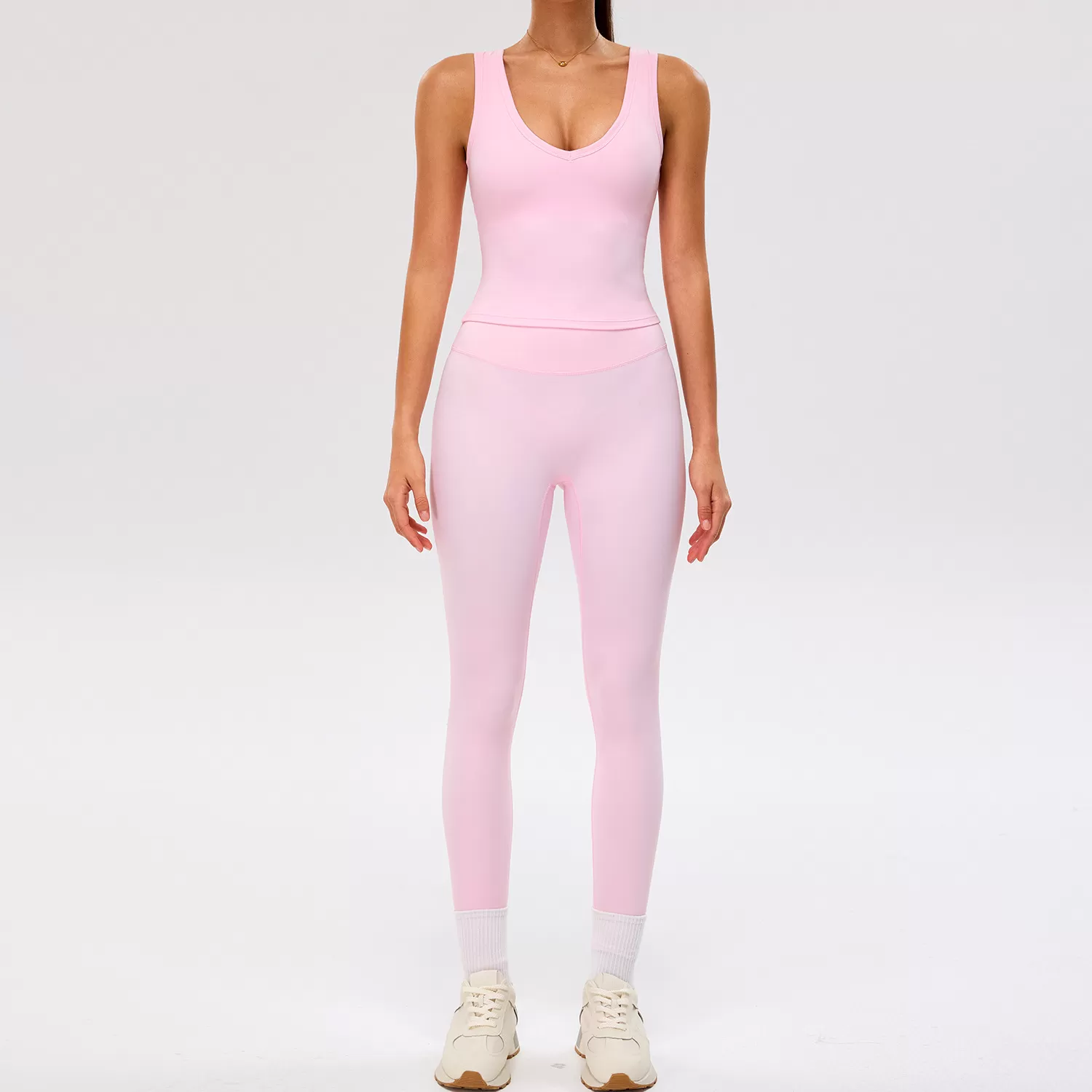 Conjunto de yoga para mujer, ropa deportiva de 3 piezas, top de yoga para gimnasio, conjunto de gimnasio para mujer FGBTM0288Y