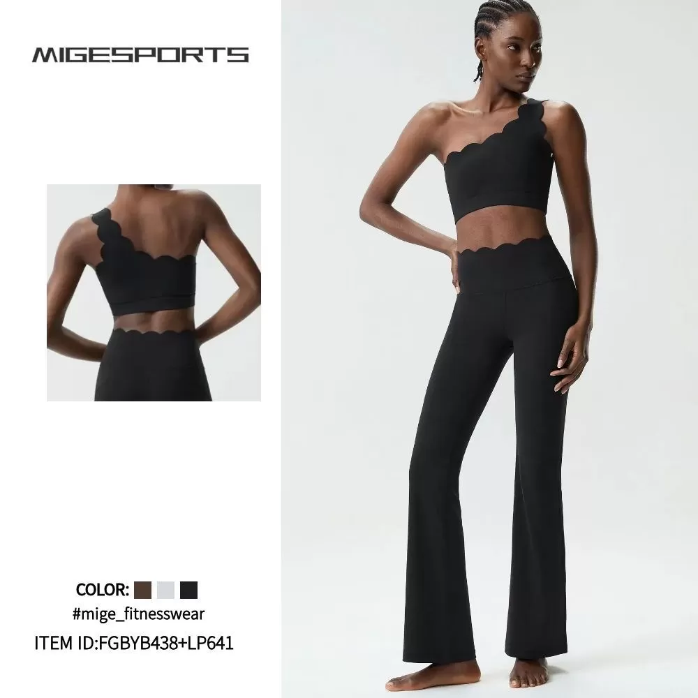 Conjunto de yoga para mujer: ropa cómoda y versátil para correr, gimnasio y actividades de fitness FGBYB438+LP641