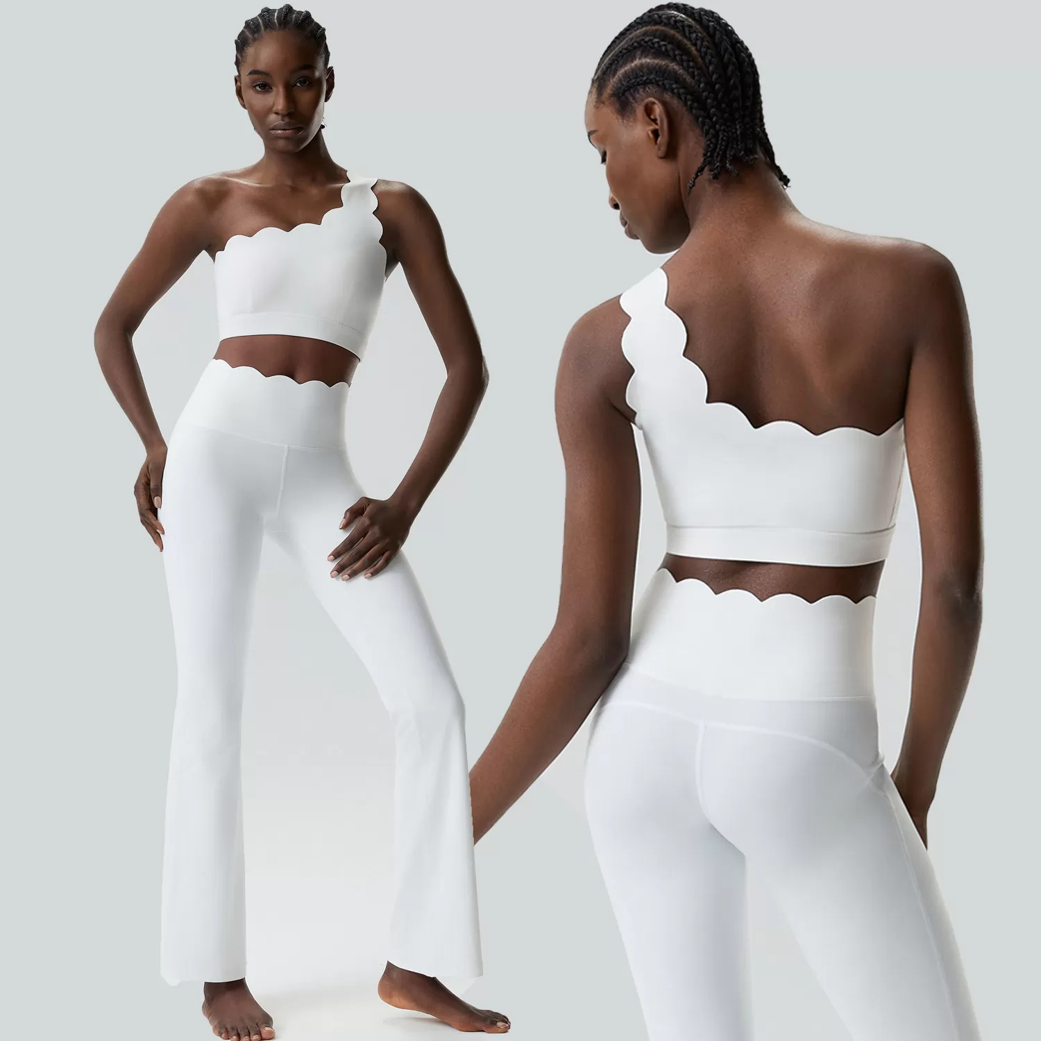 Conjunto de yoga para mujer: ropa cómoda y versátil para correr, gimnasio y actividades de fitness FGBYB438+LP641