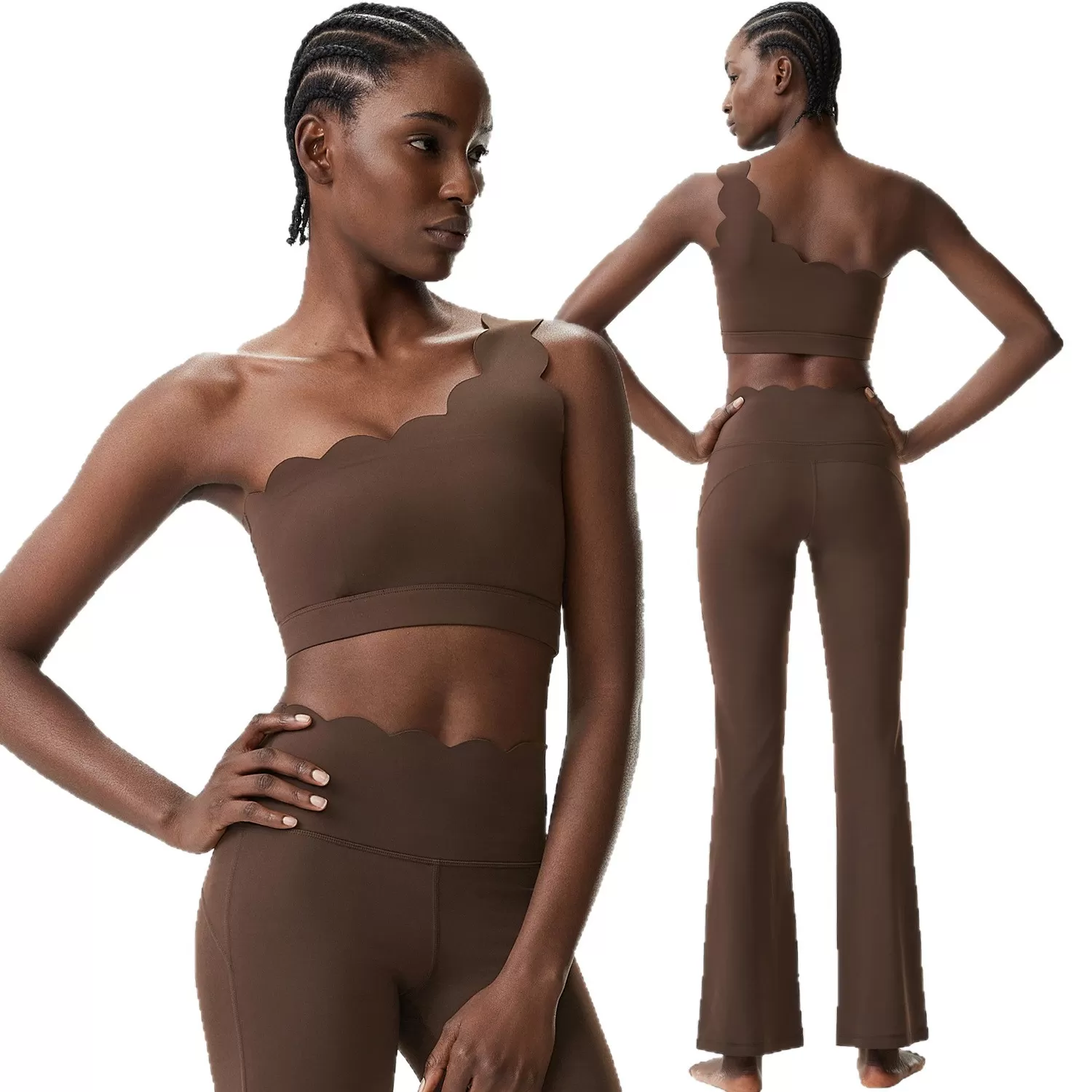 Conjunto de yoga para mujer: ropa cómoda y versátil para correr, gimnasio y actividades de fitness FGBYB438+LP641