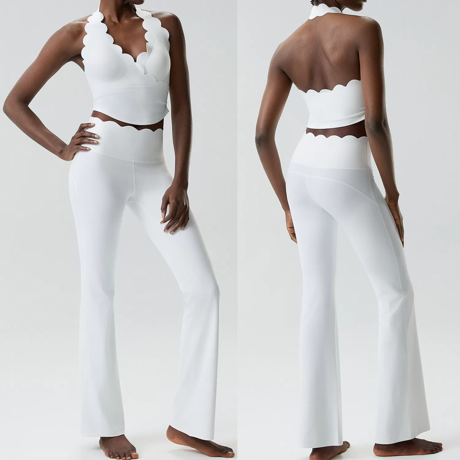 Conjunto de yoga para mujer, ropa deportiva para gimnasio, nuevo estilo, FGBYB611+LP641