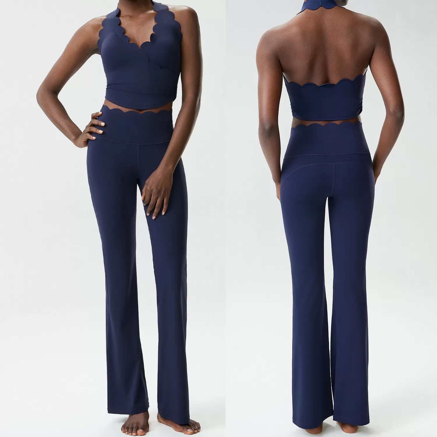 Conjunto de yoga para mujer, ropa deportiva para gimnasio, nuevo estilo, FGBYB611+LP641