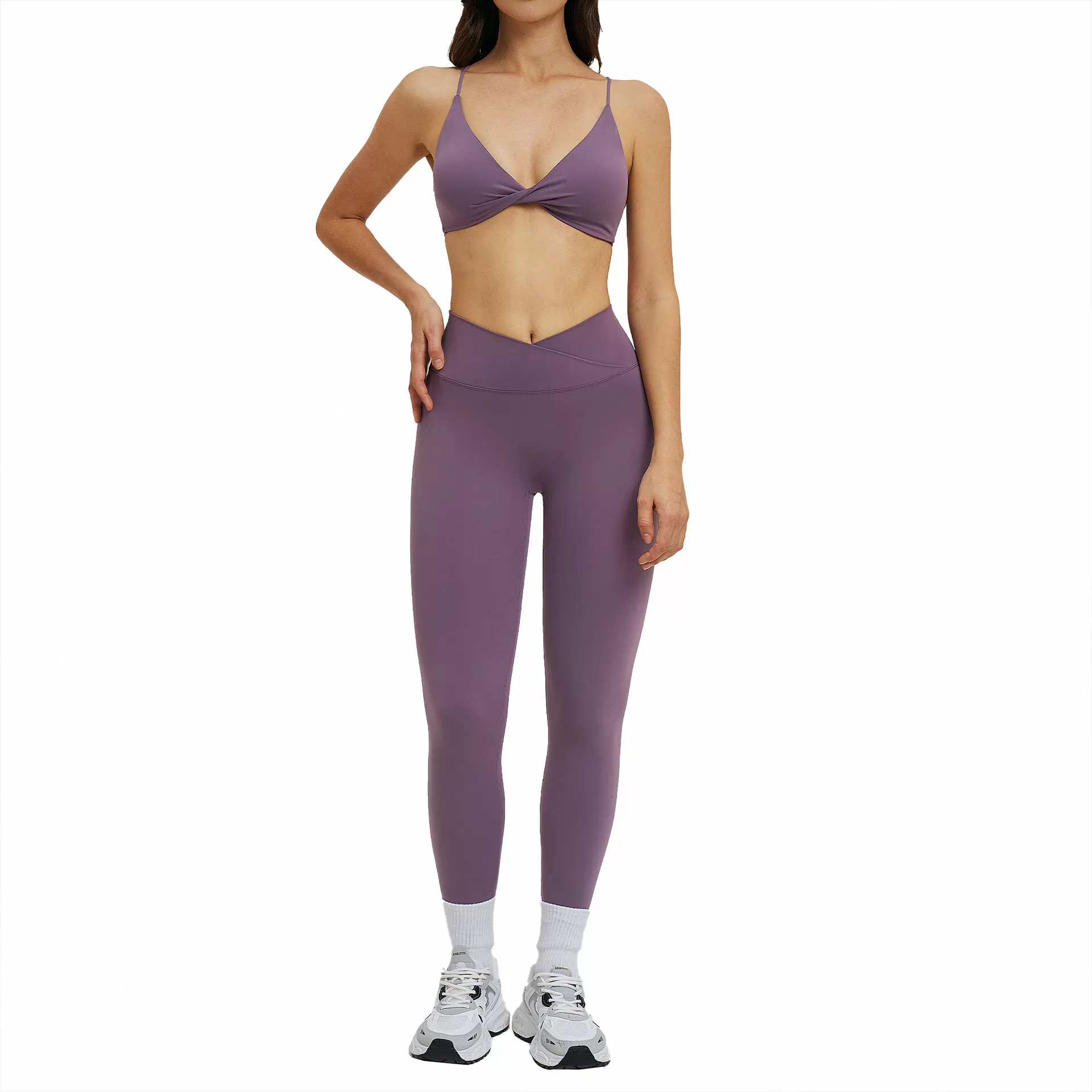 Conjunto deportivo de 2 piezas para mujer, traje de yoga, sujetador deportivo para correr y leggings elásticos para entrenamiento, ropa de yoga FGBTZ5544