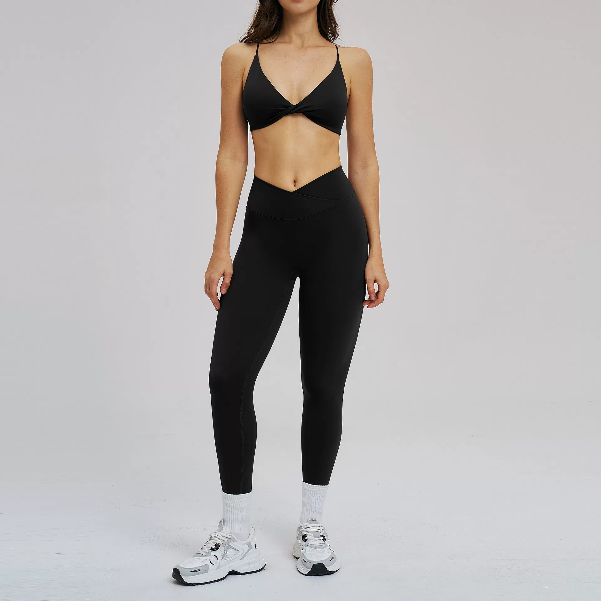 Sujetador negro + leggings