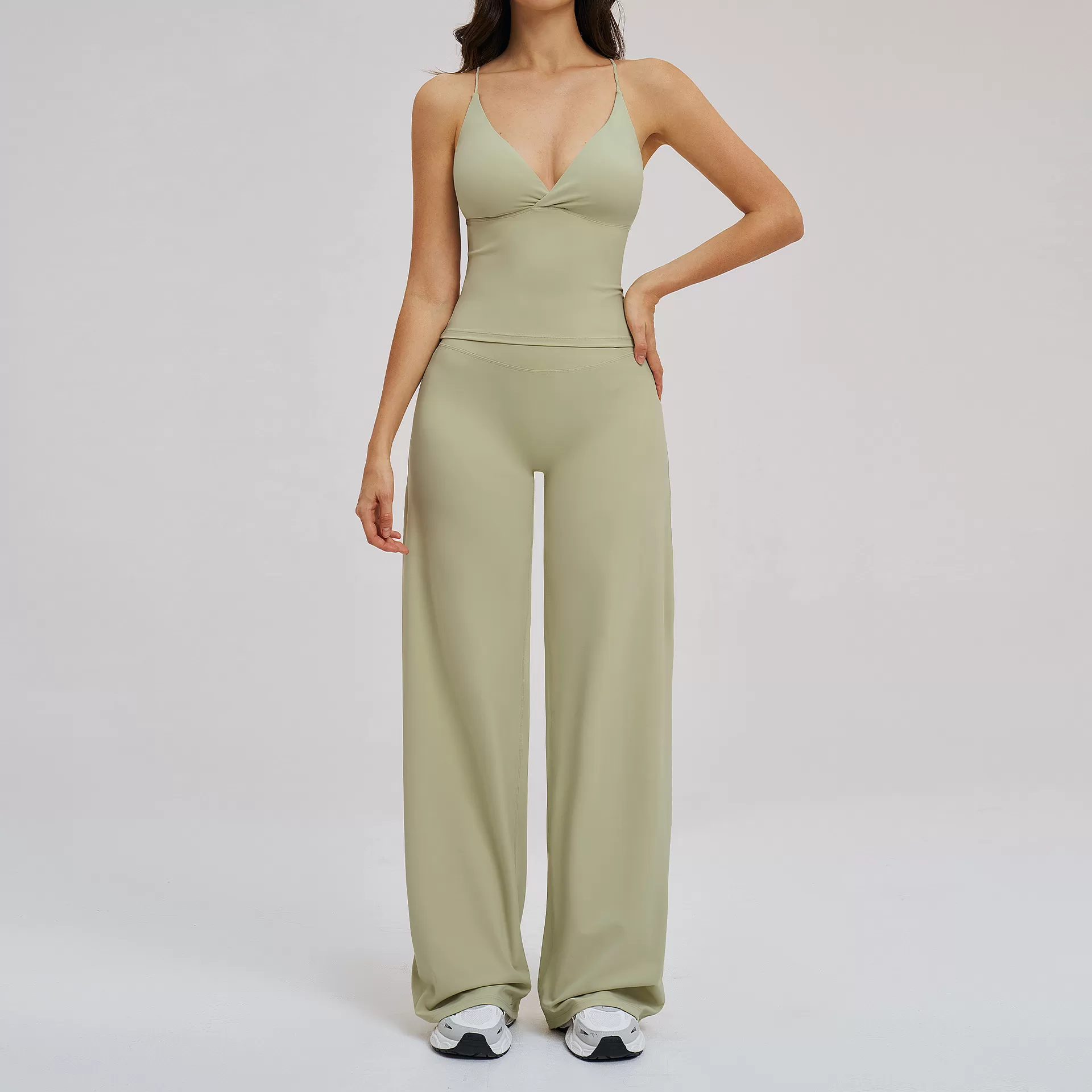 Camisetas y pantalones verdes