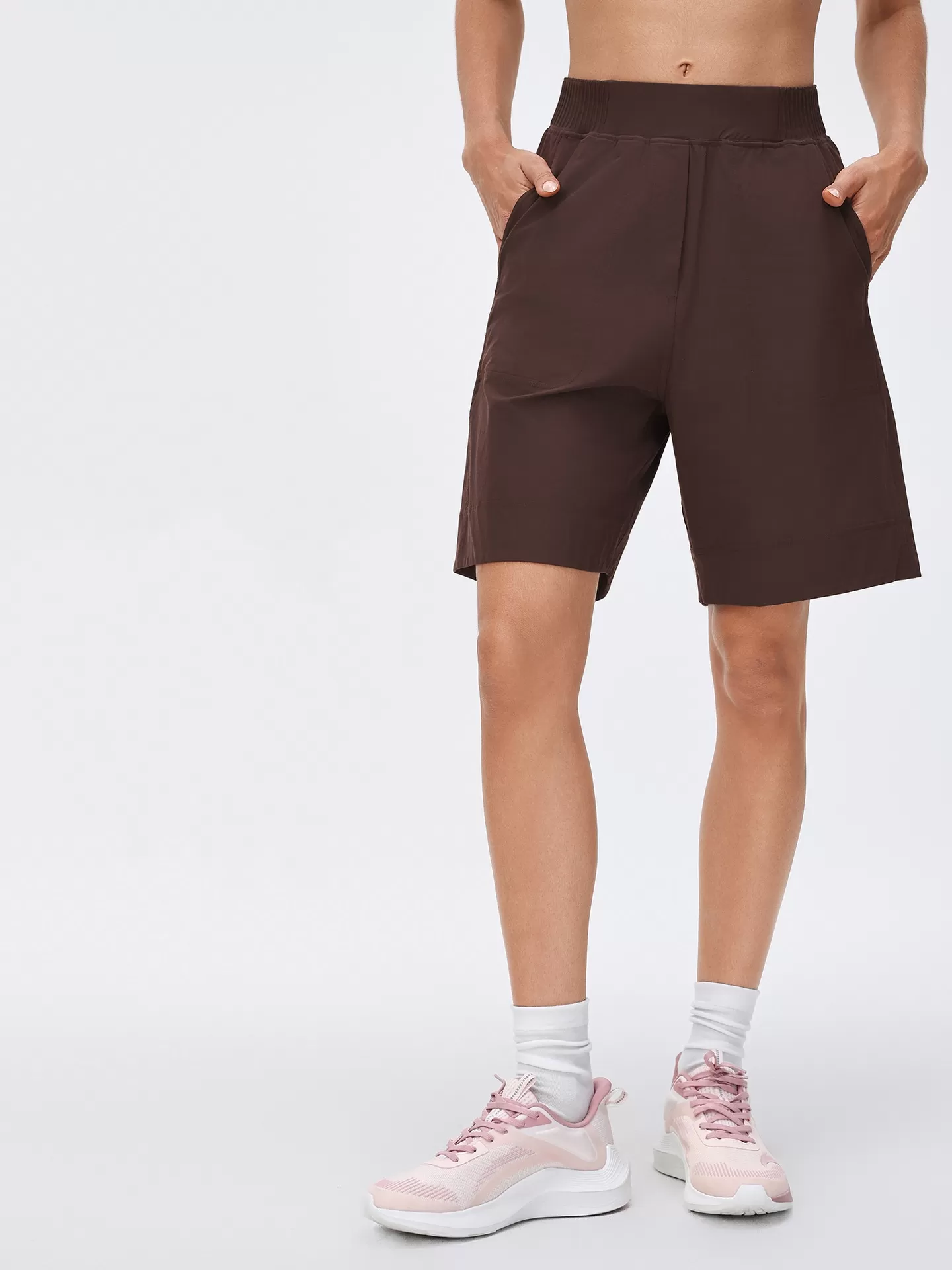 Pantalones cortos deportivos transpirables para mujer, de cinco puntos, de yoga, de secado rápido, para correr al aire libre, fitness, FGBD26068