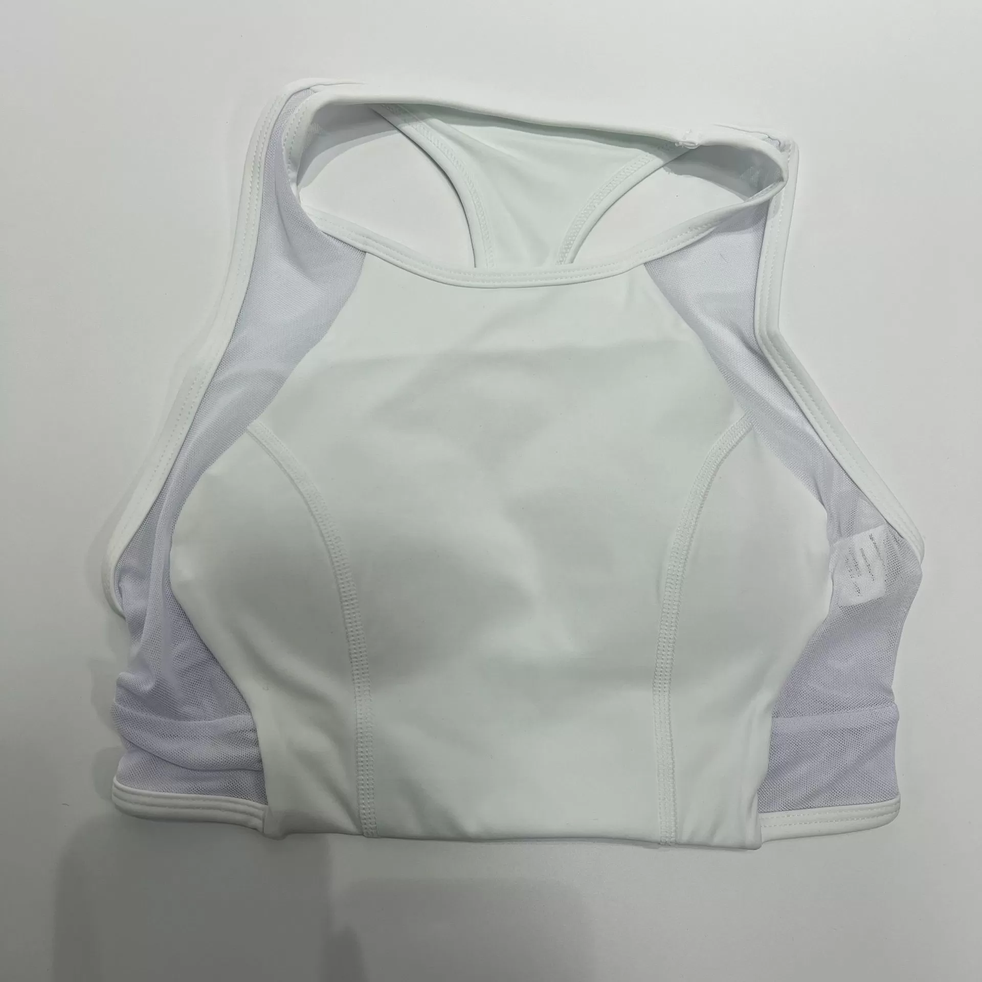 Conjuntos de sujetador deportivo de malla con leggings ajustados para levantar la cadera, pantalones deportivos de fitness y yoga para mujer FGB25126