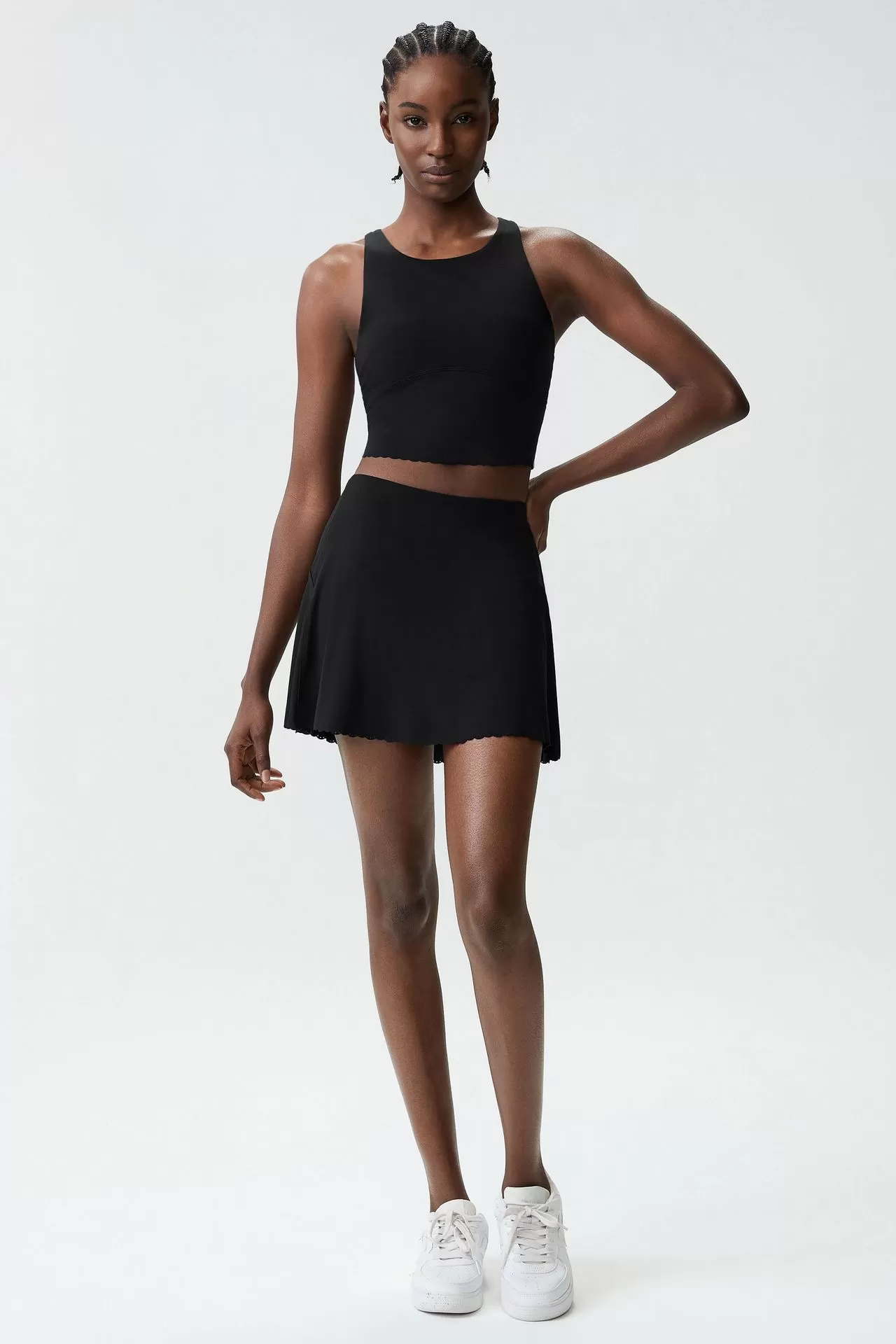 Sujetador negro + falda