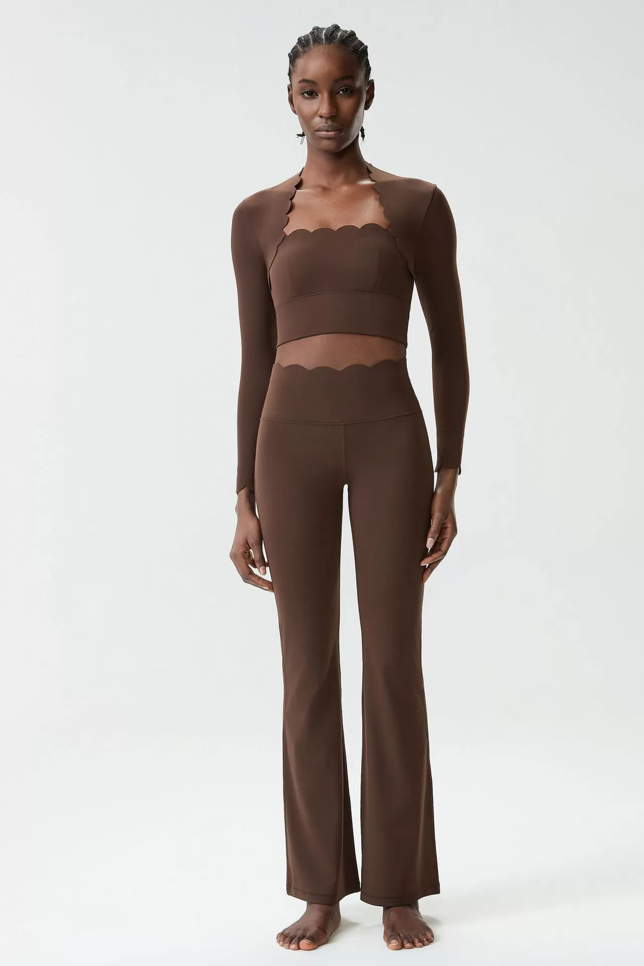 Café manga larga-2+pantalones