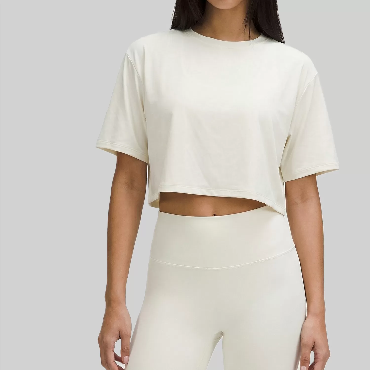 Camiseta deportiva holgada y transpirable para mujer, absorbe el sudor, para correr, fitness, manga corta, FGBDWY116119