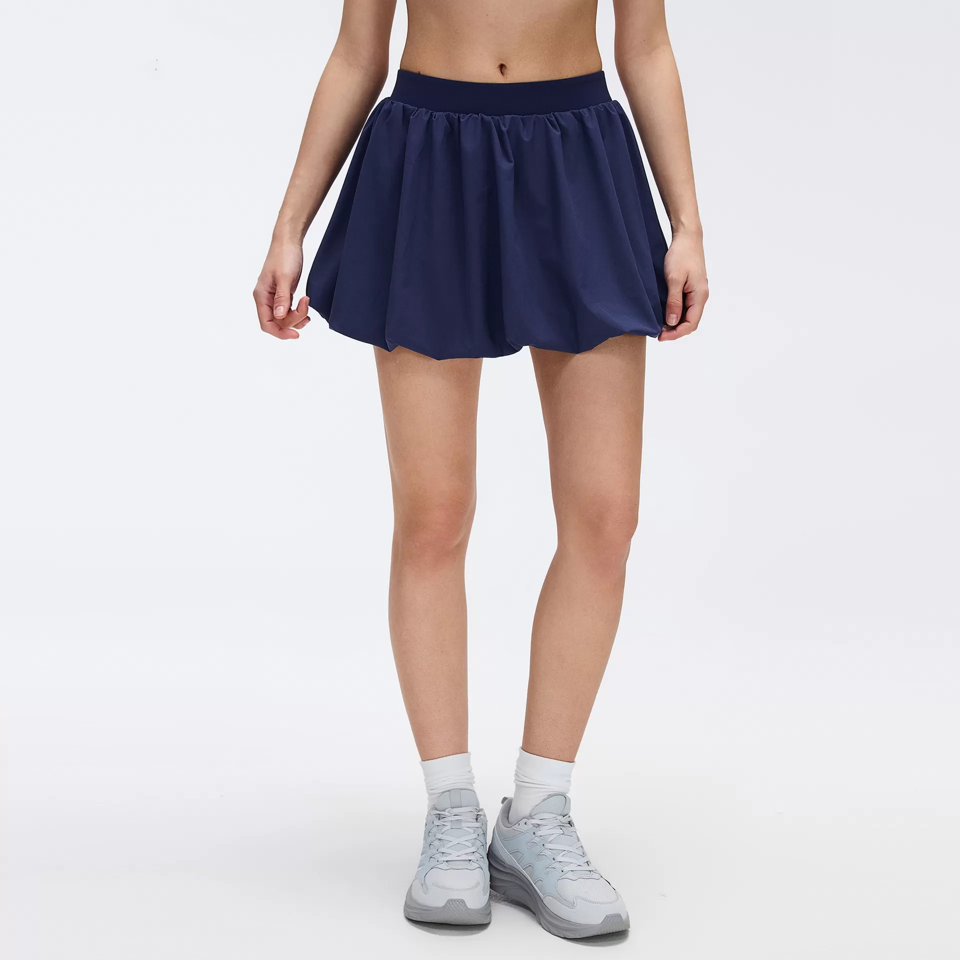 Falda deportiva de tenis para mujer, de cintura media, de secado rápido, con bolsillo, FGBD26049