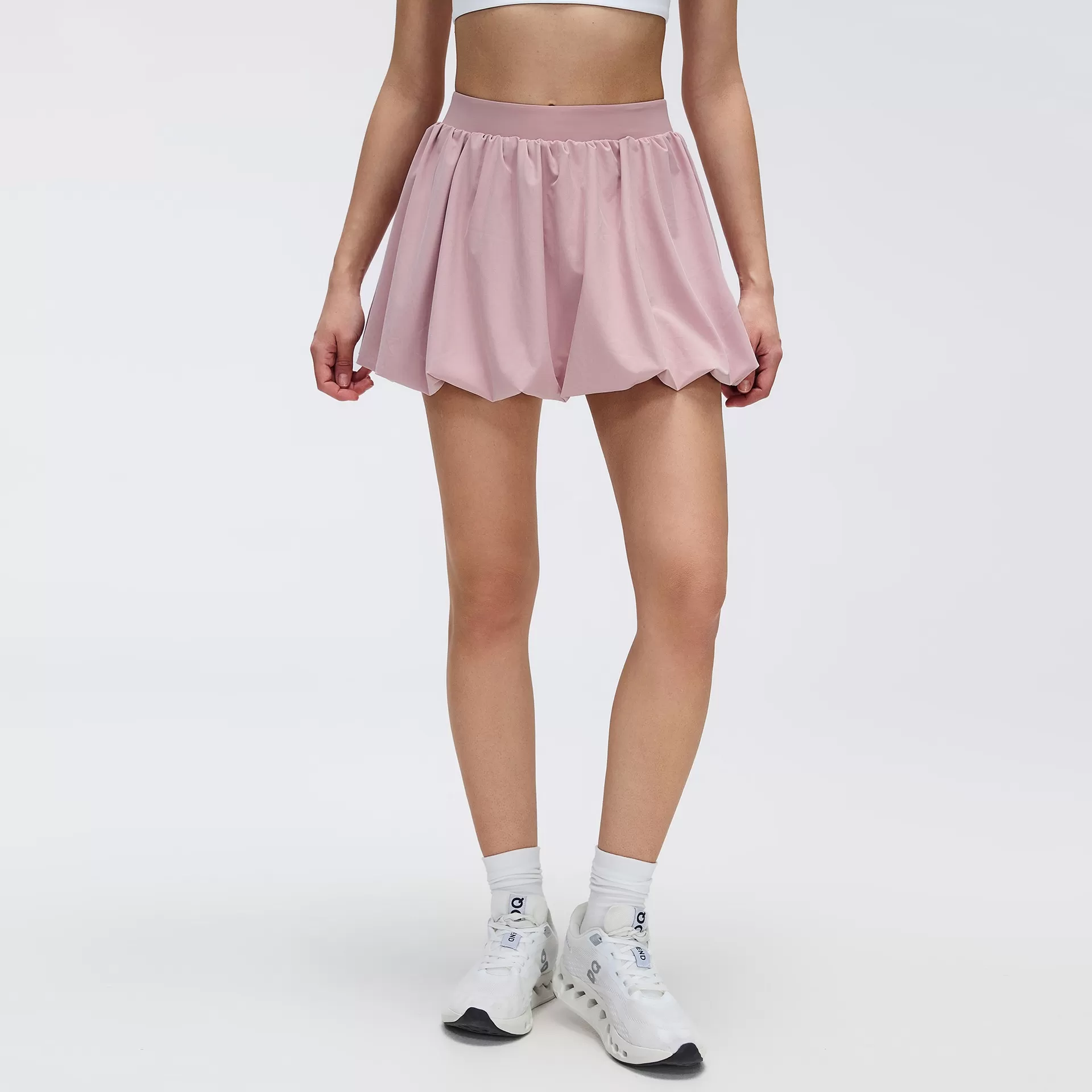 Falda deportiva de tenis para mujer, de cintura media, de secado rápido, con bolsillo, FGBD26049