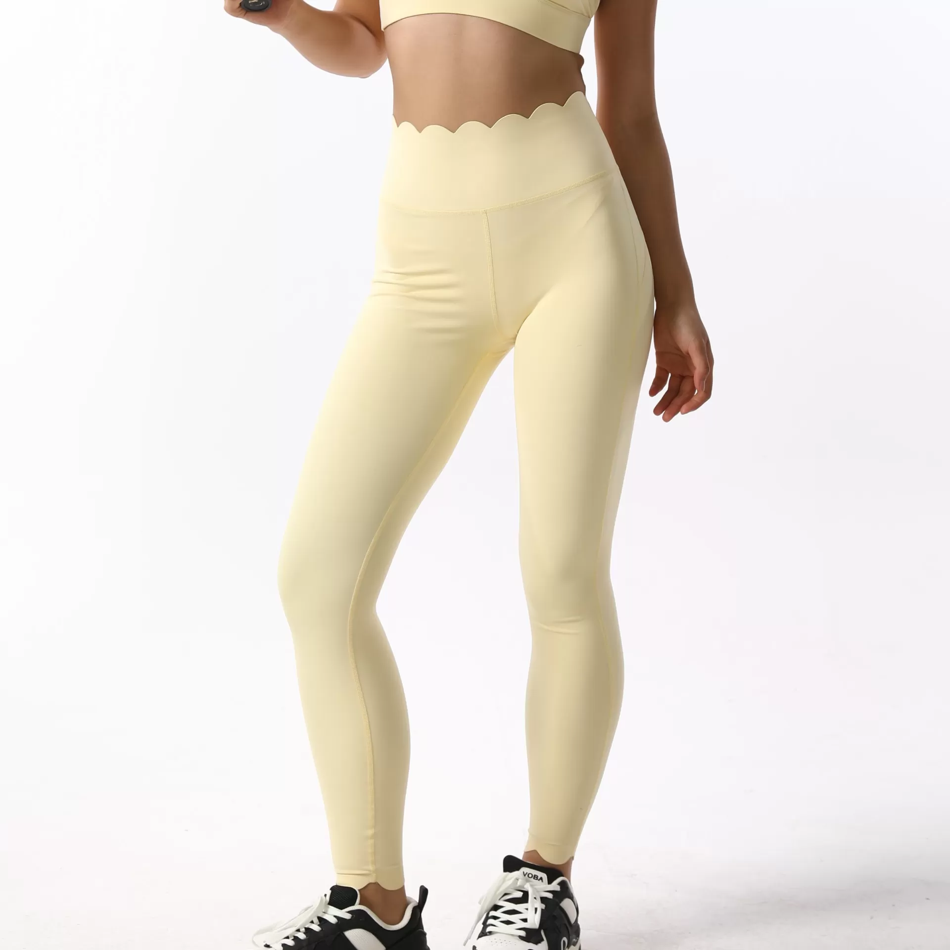 Conjunto deportivo de 3 piezas para mujer, sin espalda, transpirable y de alta elasticidad, para yoga, FGB8803