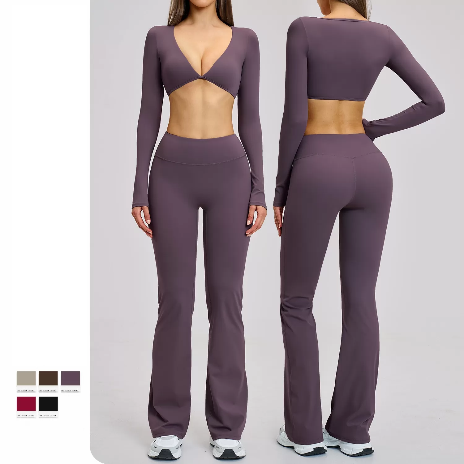Conjunto de yoga para mujer, conjuntos de gimnasio, ropa deportiva para entrenamiento, conjunto de yoga cómodo para mujer FGBTZ4201