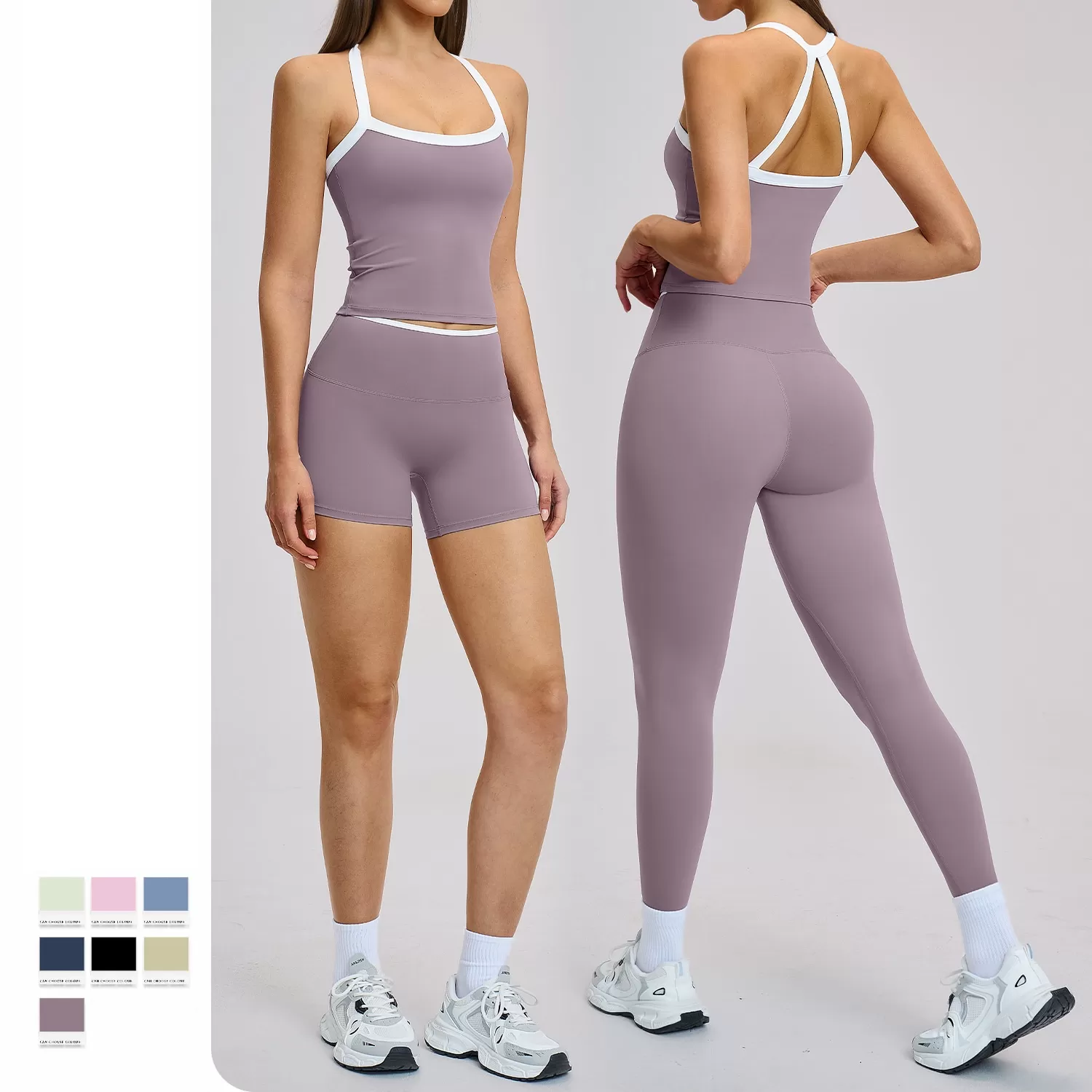 Conjunto de yoga para mujer, 4 piezas, alta calidad, logotipo personalizado, gimnasio, fitness, transpirable, conjunto de yoga para mujer, rápido, FGBTZ2027