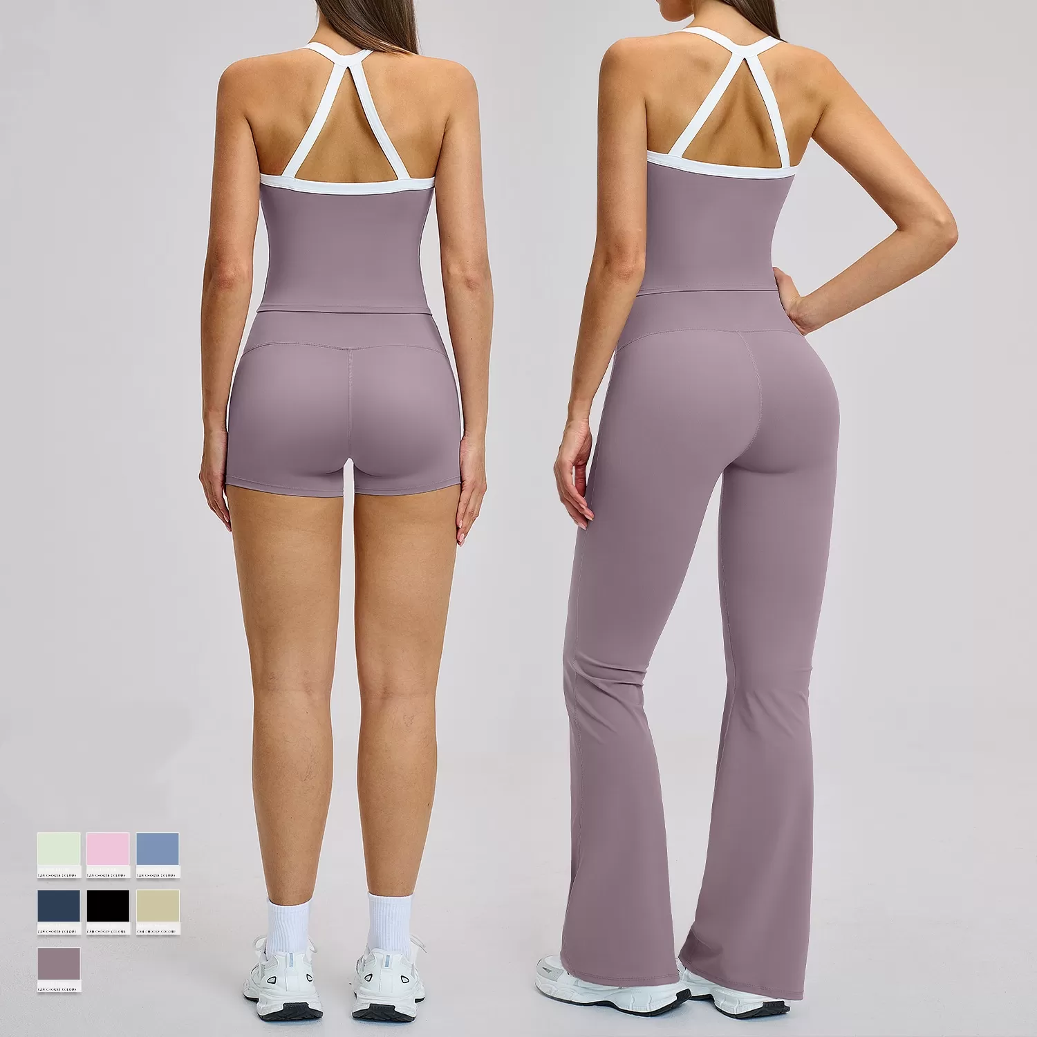 Conjunto de yoga para mujer, 4 piezas, alta calidad, logotipo personalizado, gimnasio, fitness, transpirable, conjunto de yoga para mujer, rápido, FGBTZ2027