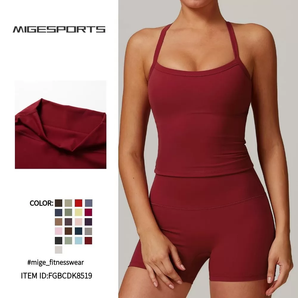 Pantalones cortos de yoga elásticos, transpirables y de secado rápido para mujer, venta al por mayor, FGCDK8519