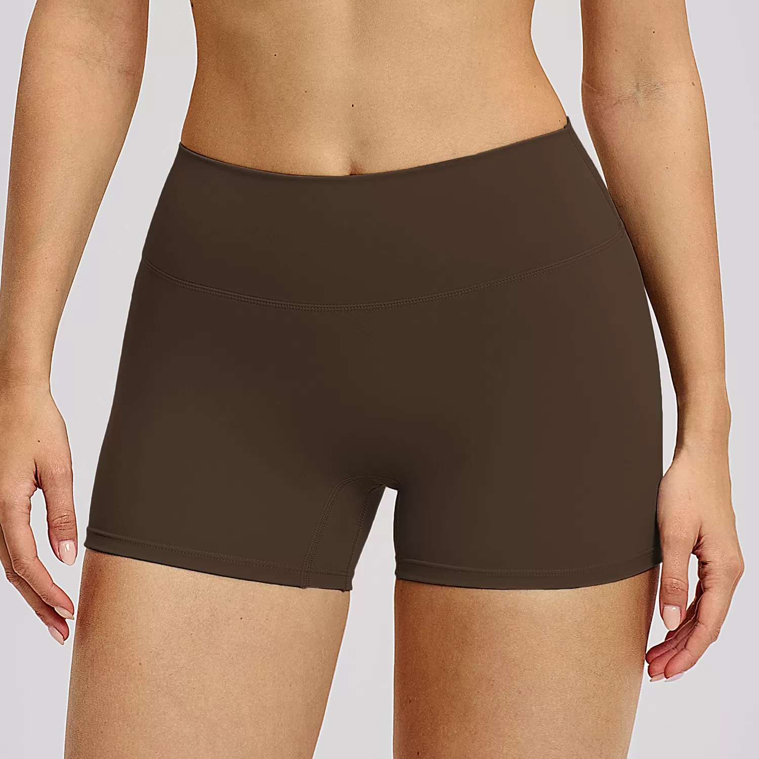 Pantalones cortos de yoga elásticos, transpirables y de secado rápido para mujer, venta al por mayor, FGCDK8519