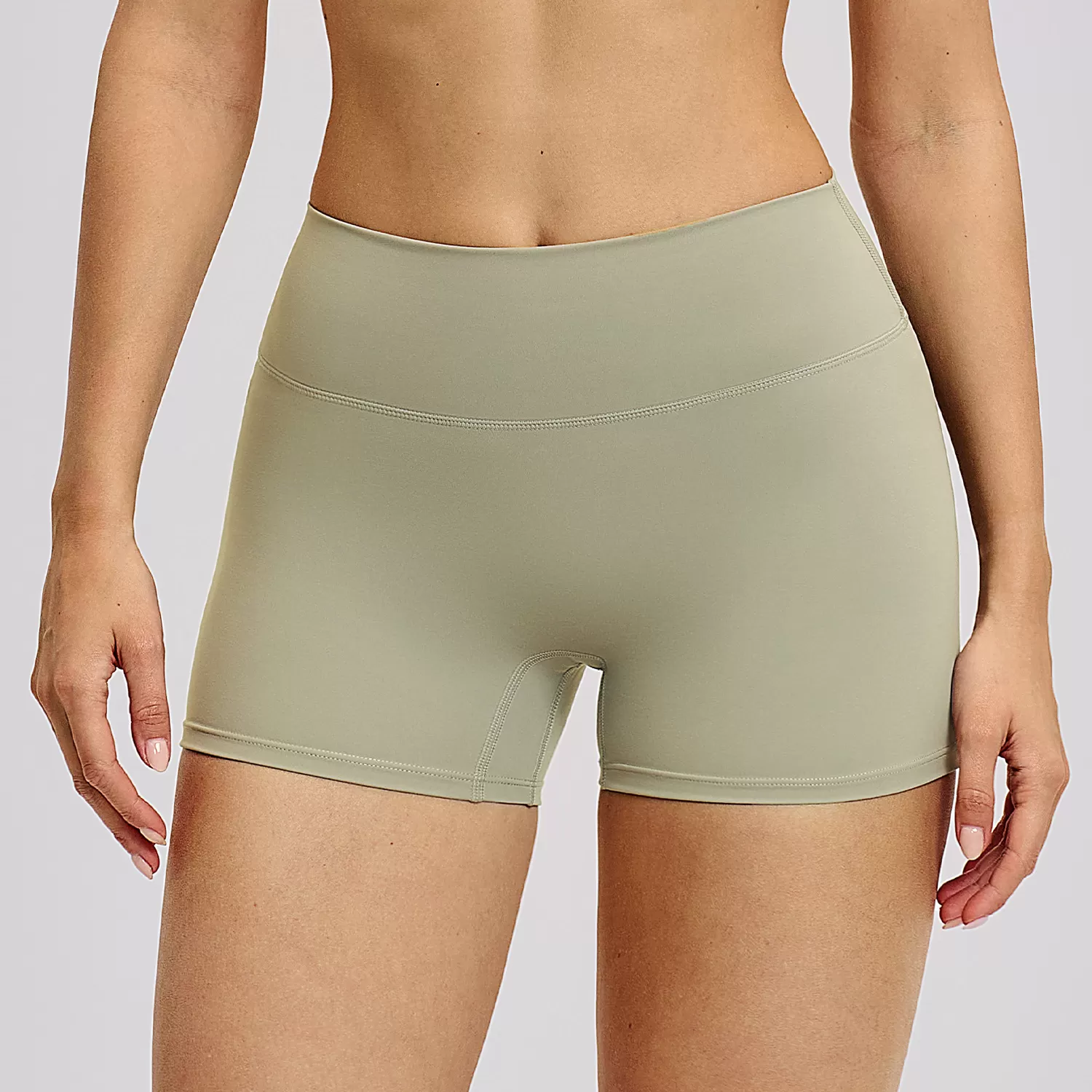 Pantalones cortos de yoga elásticos, transpirables y de secado rápido para mujer, venta al por mayor, FGCDK8519