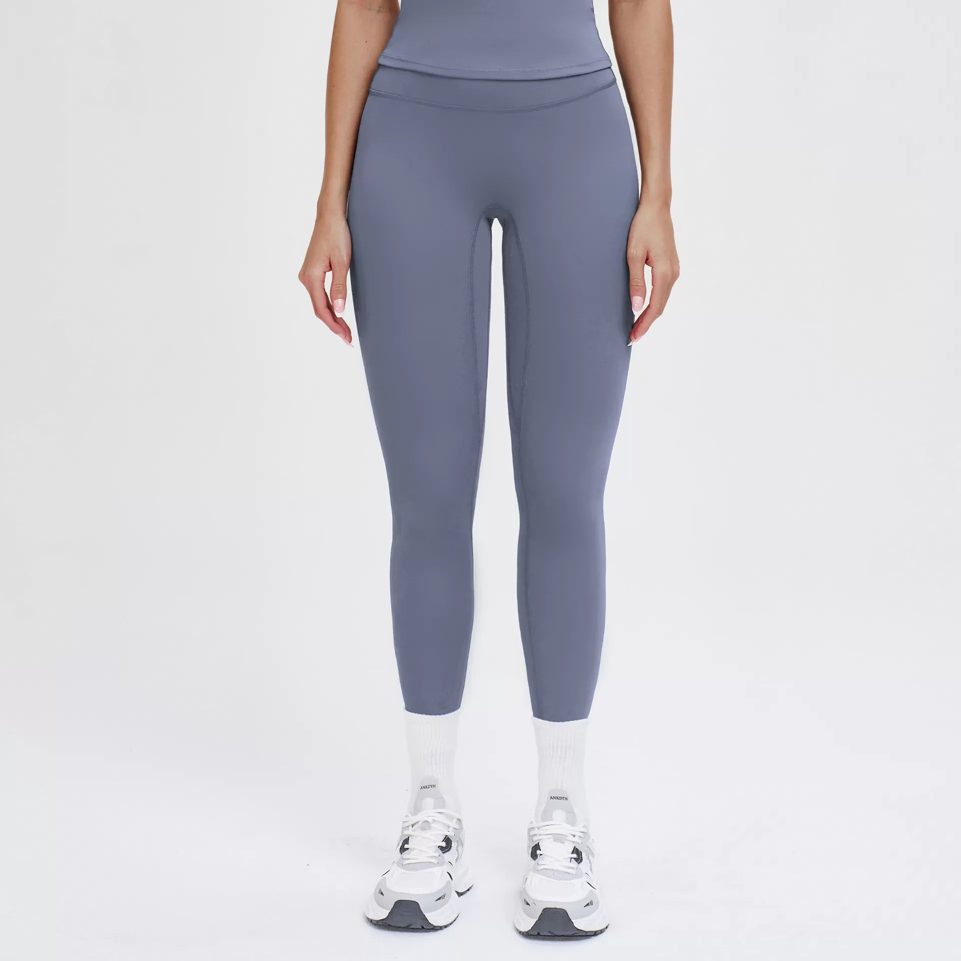 Leggings de yoga para mujer, de nailon y licra, de alta calidad, personalizados, con cintura alta, elásticos en 4 direcciones y control de abdomen, FGCCK8519