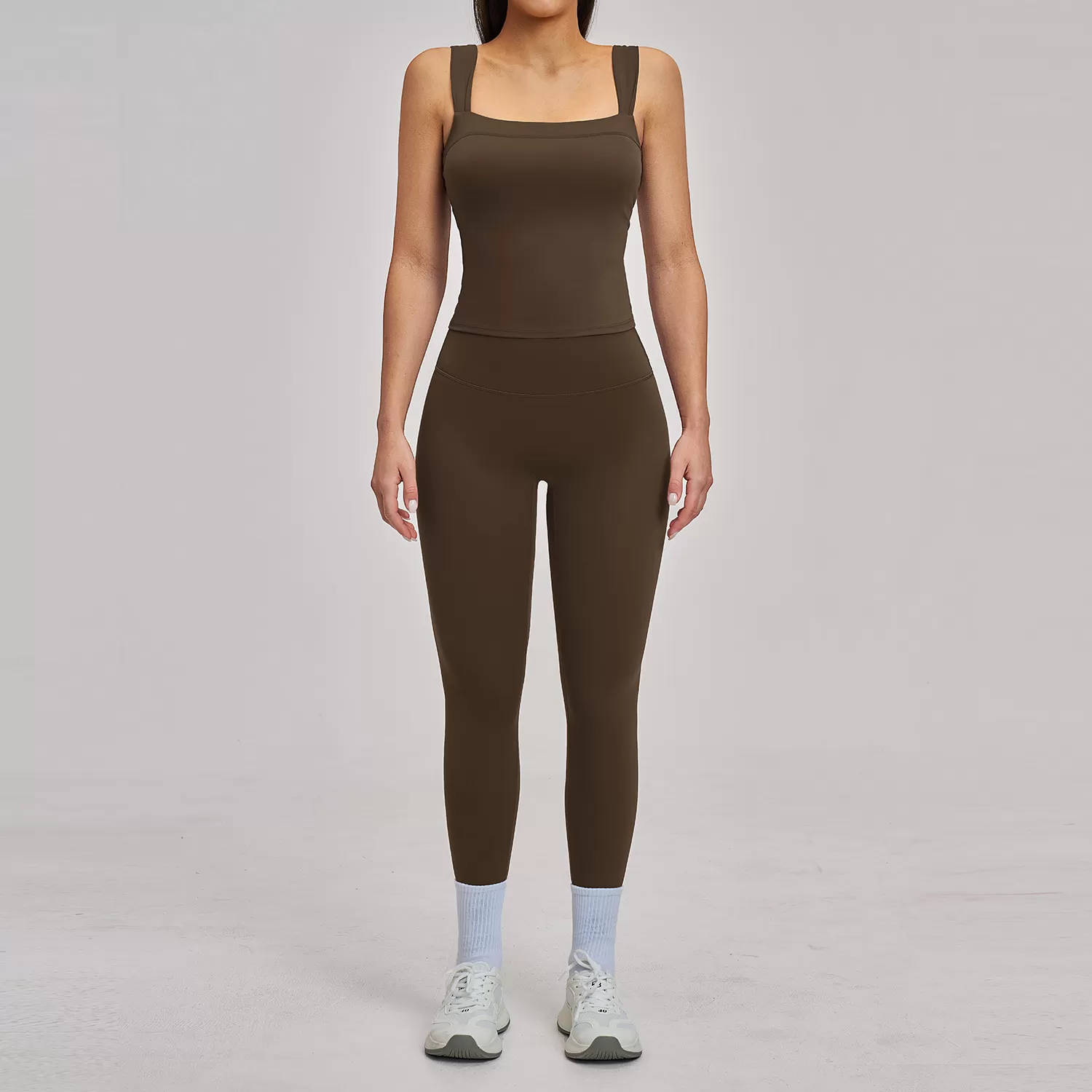 Conjuntos de ropa deportiva para mujer, ropa de fitness y gimnasio, leggings de alta elasticidad, conjuntos de yoga FGBTZ4520