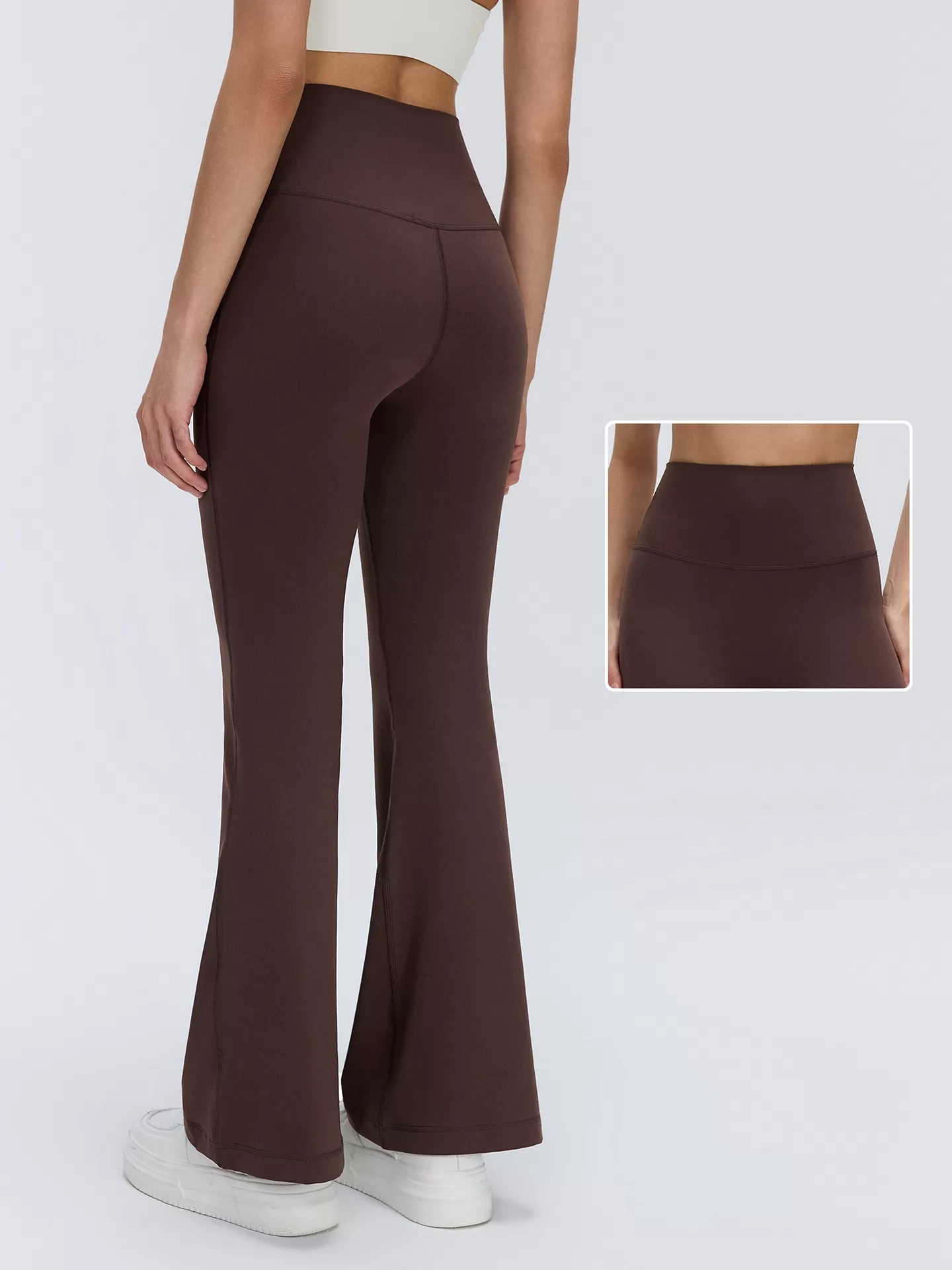 Nuevos pantalones de yoga acampanados para mujer, pantalones de yoga de cintura alta para fitness, pantalones de yoga ajustados de uso casual FGBD26017