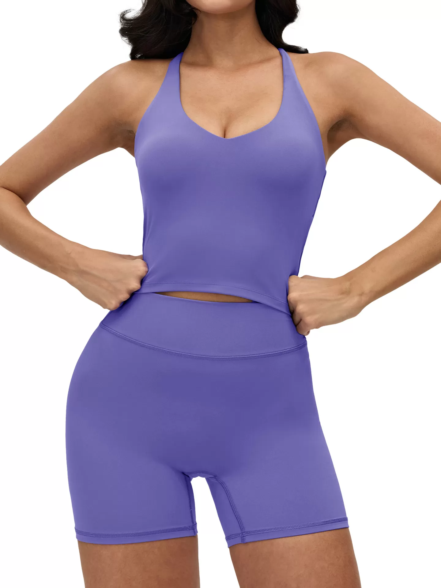 Conjunto deportivo de 2 piezas para entrenamiento, pilates, yoga y actividades físicas para mujer. Conjunto de gimnasio para mujer. FGBDWB516207+DWS516206