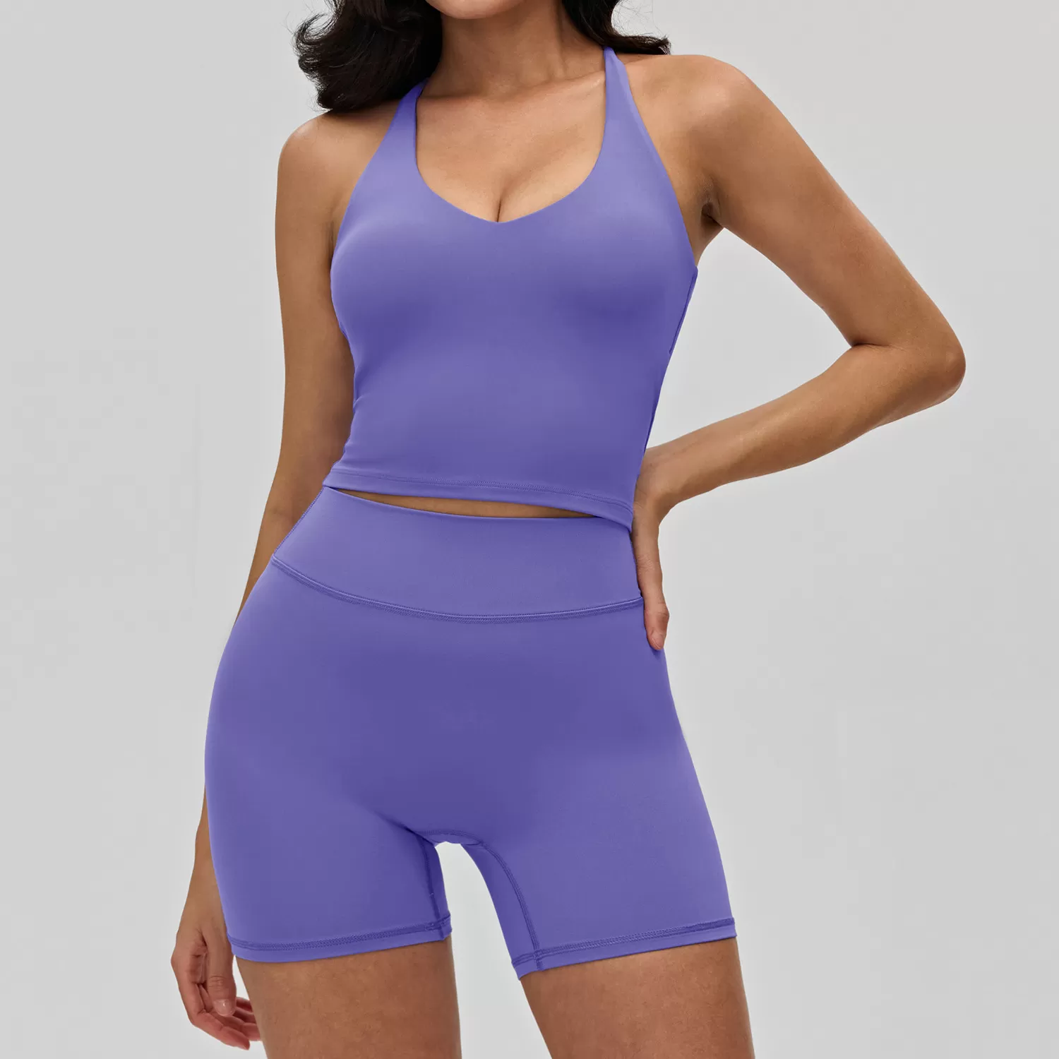 Conjunto deportivo de 2 piezas para entrenamiento, pilates, yoga y actividades físicas para mujer. Conjunto de gimnasio para mujer. FGBDWB516207+DWS516206