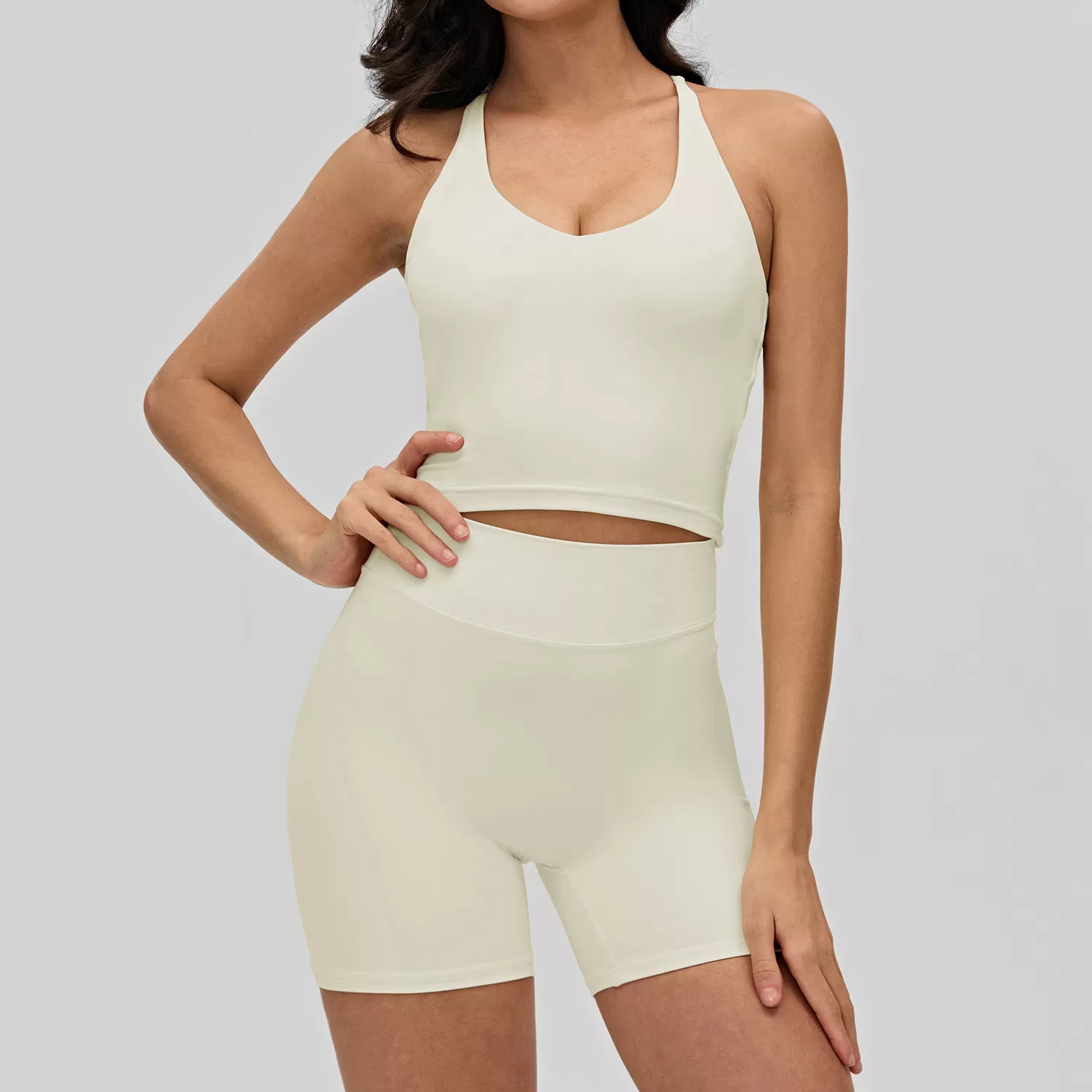 Conjunto deportivo de 2 piezas para entrenamiento, pilates, yoga y actividades físicas para mujer. Conjunto de gimnasio para mujer. FGBDWB516207+DWS516206