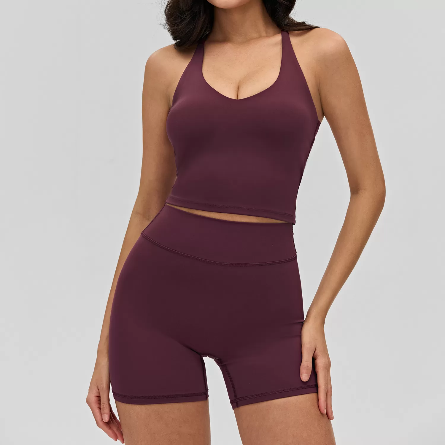 Conjunto deportivo de 2 piezas para entrenamiento, pilates, yoga y actividades físicas para mujer. Conjunto de gimnasio para mujer. FGBDWB516207+DWS516206