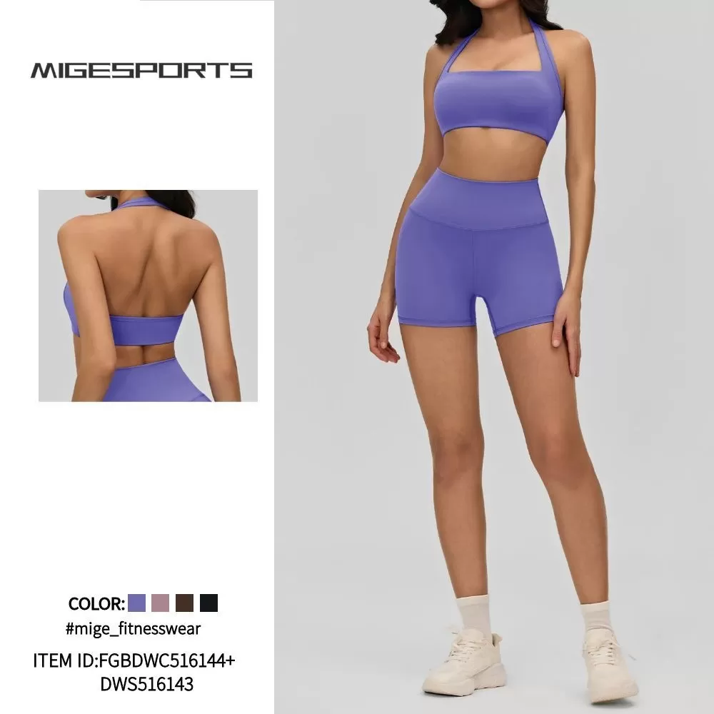 Conjunto deportivo para mujer: ropa de yoga, ropa de entrenamiento, ropa deportiva, conjuntos de gimnasio y fitness FGBDWC516144+DWS516143