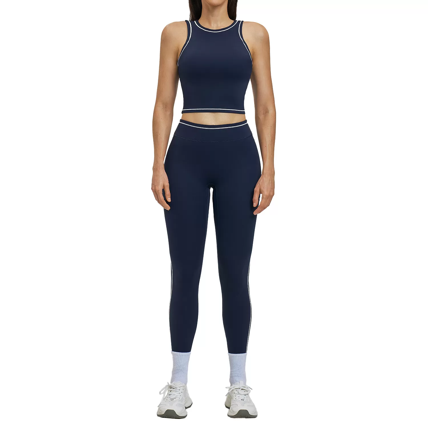 Conjuntos de fitness para mujer de secado rápido, sujetador de yoga con espalda descubierta, leggings de talle alto, conjuntos de gimnasio para mujer FGBTZ3562