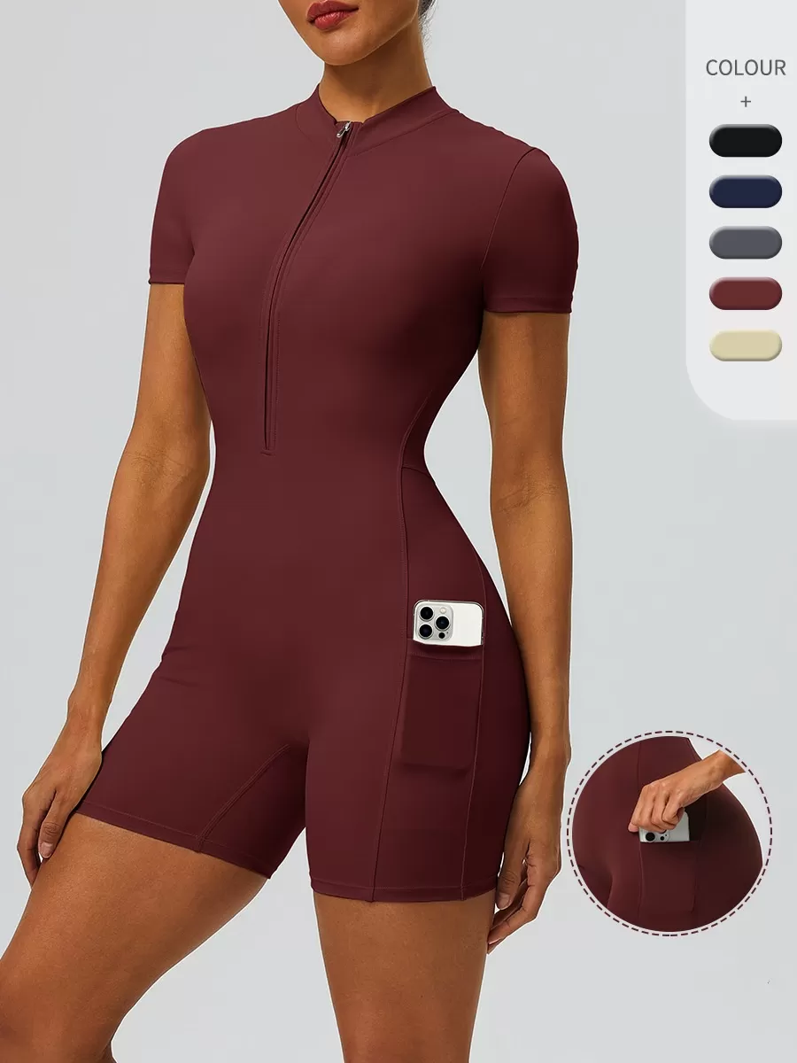 Mono de yoga de control abdominal, alta elasticidad, ropa de gimnasio para mujer, entrenamiento, levantamiento de glúteos, mono de yoga de 1 pieza FGB62202