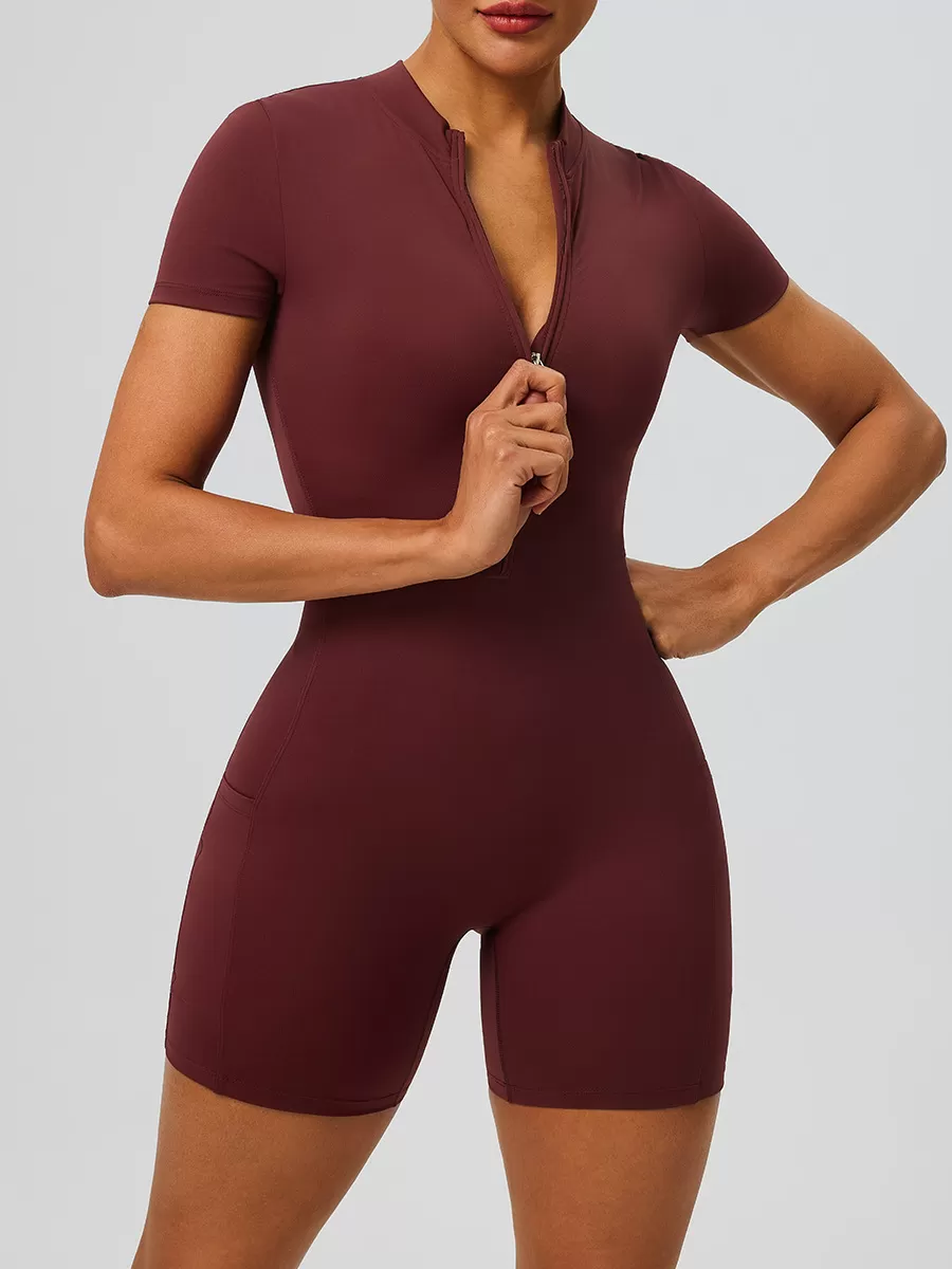 Mono de yoga de control abdominal, alta elasticidad, ropa de gimnasio para mujer, entrenamiento, levantamiento de glúteos, mono de yoga de 1 pieza FGB62202