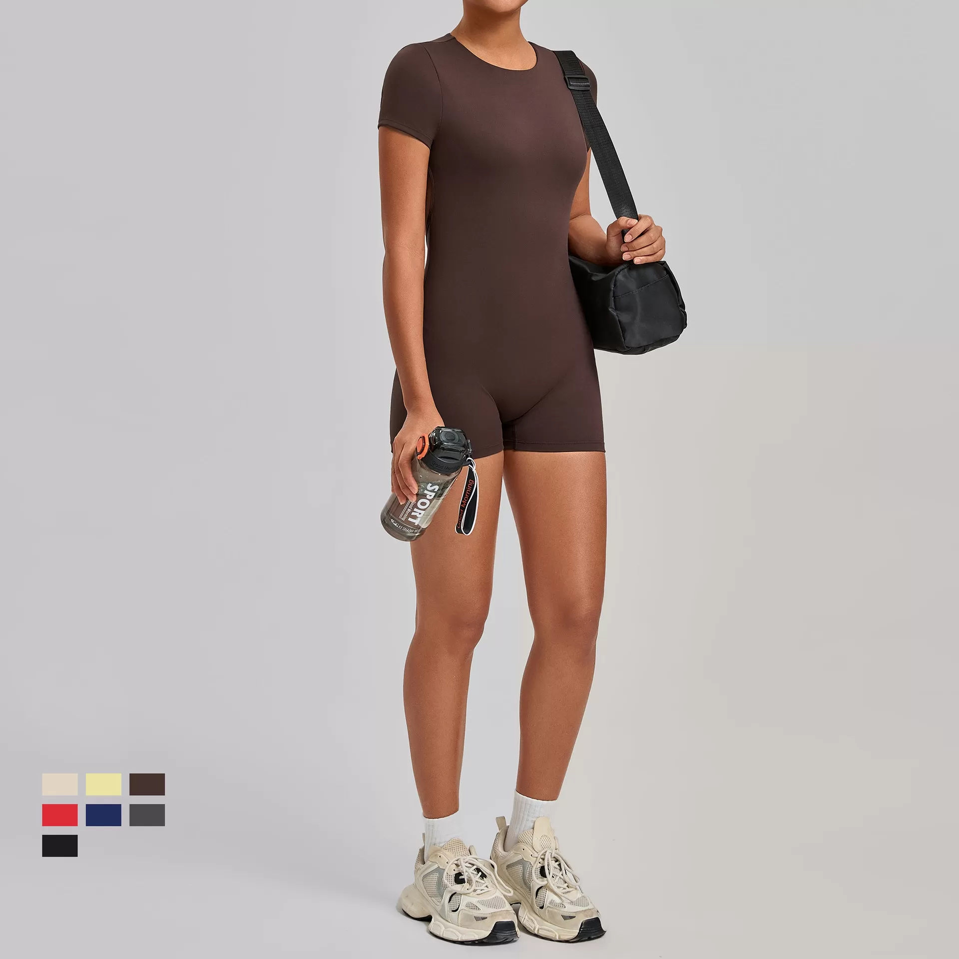 Leggings de yoga de secado rápido para mujer, mono de gimnasio y fitness, mono de yoga de una pieza para mujer FGB12142