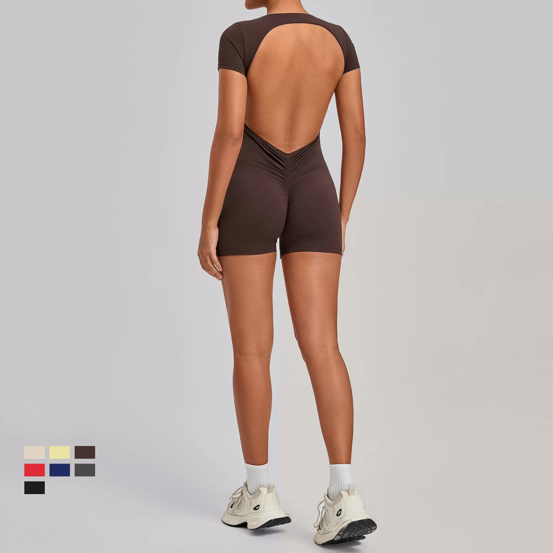 Leggings de yoga de secado rápido para mujer, mono de gimnasio y fitness, mono de yoga de una pieza para mujer FGB12142