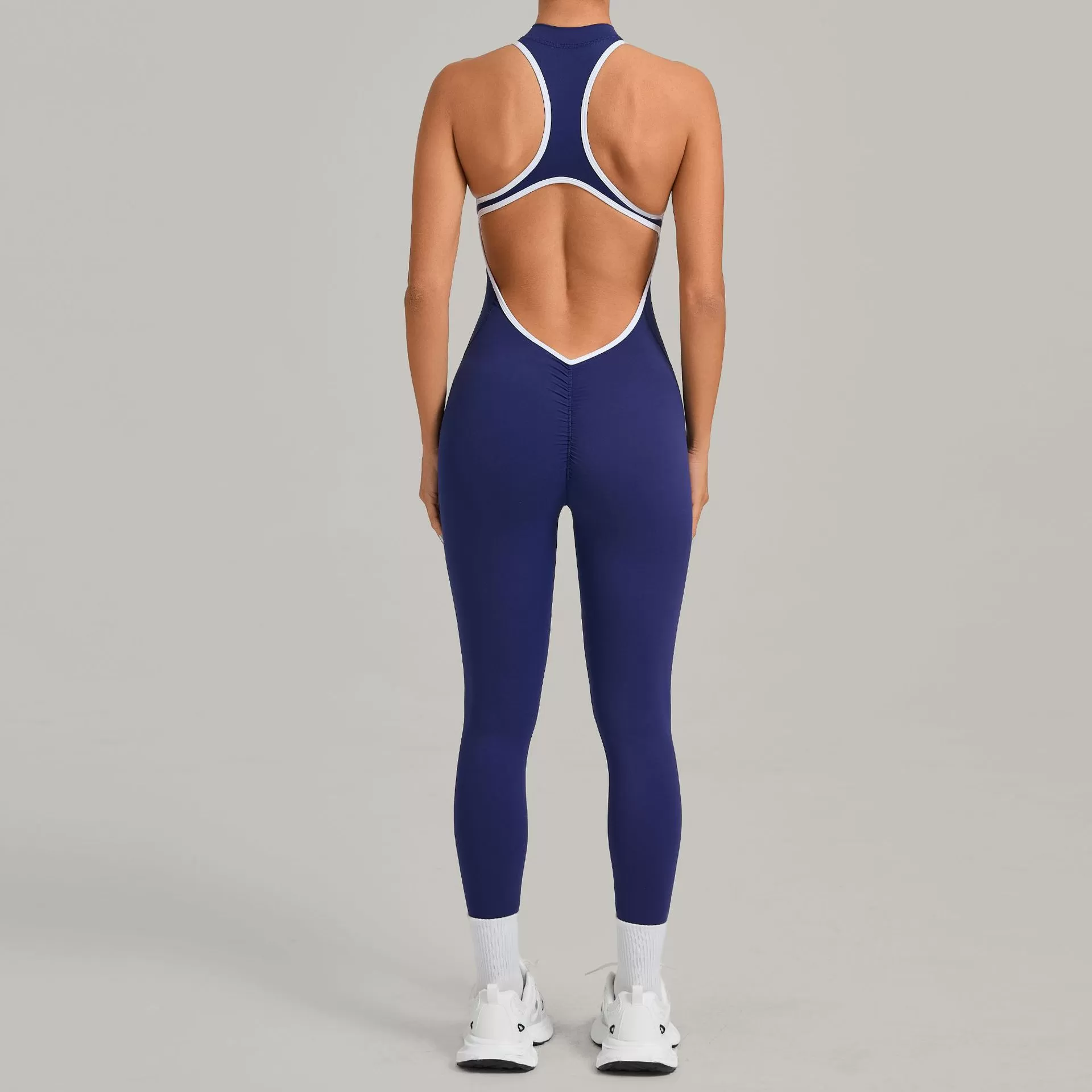 Mono deportivo de mujer con cremallera, mono de yoga, mono de una pieza FGB26231