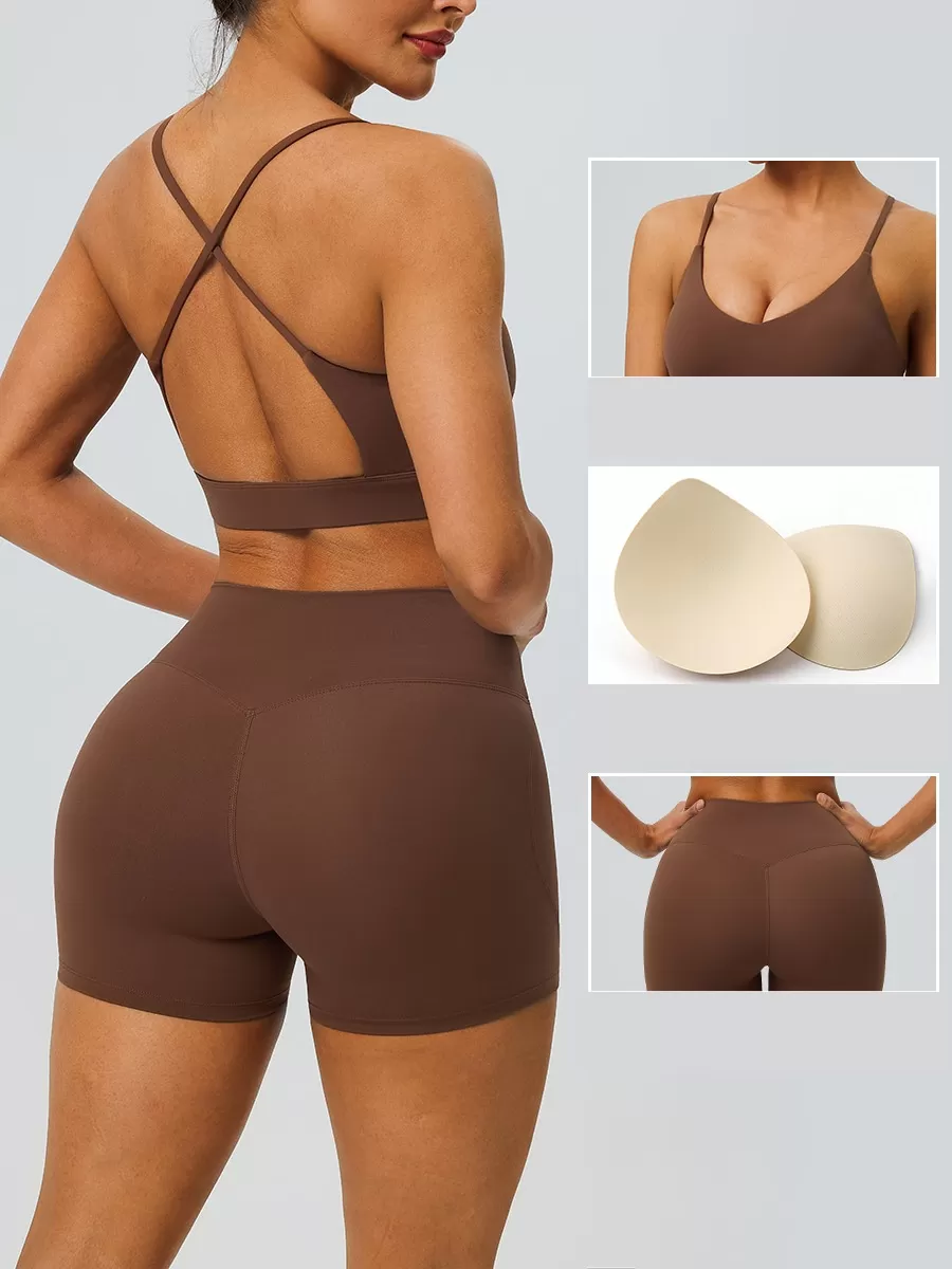 Nuevo conjunto de yoga transpirable hecho a medida para mujer, el más vendido, color liso, conjunto de yoga para mujer, hecho con el mejor material, conjuntos de yoga FGB52749+52461