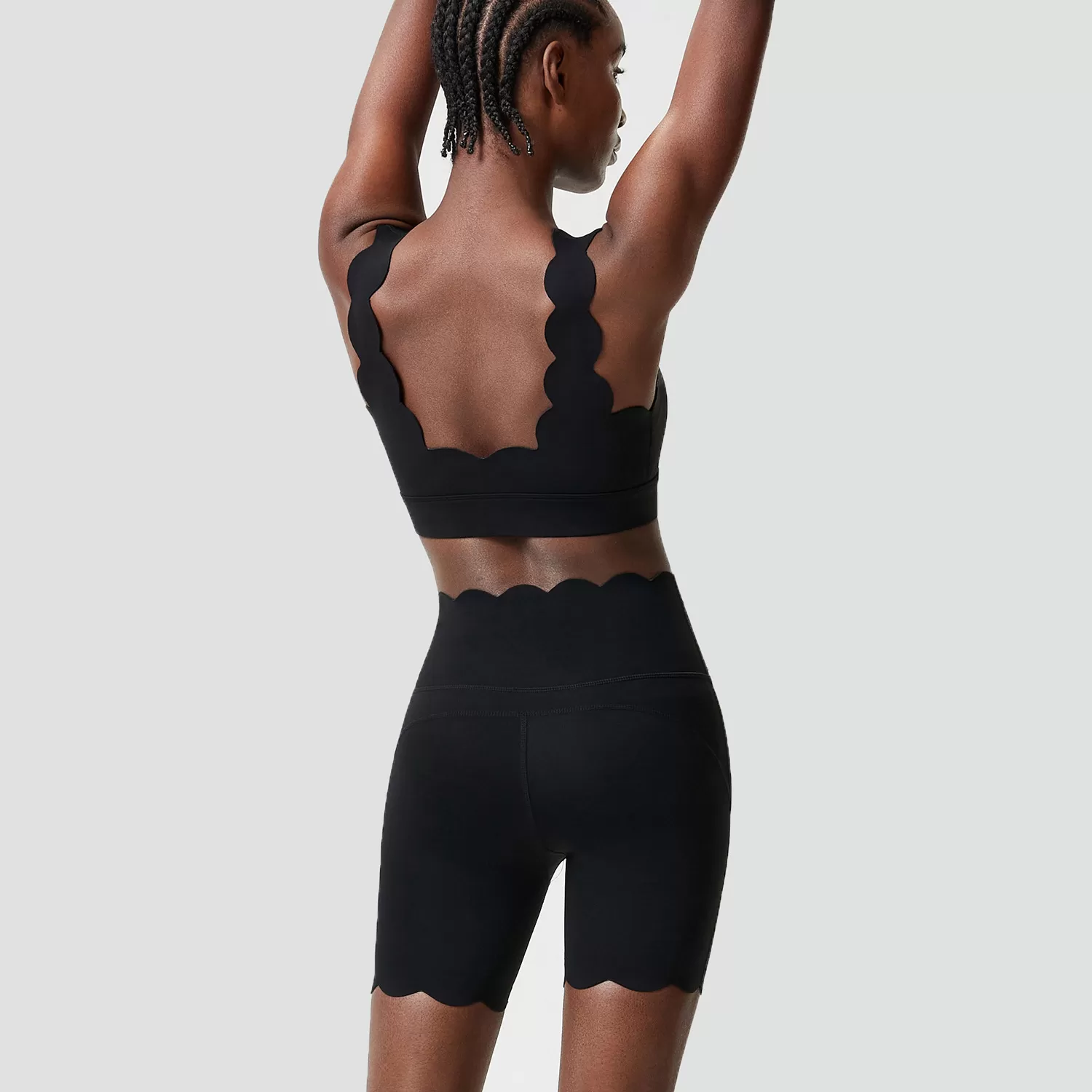 Conjunto de yoga de nuevo estilo para mujer, deportivo, de cintura alta, para entrenamiento en gimnasio FGBYB604+LPH456