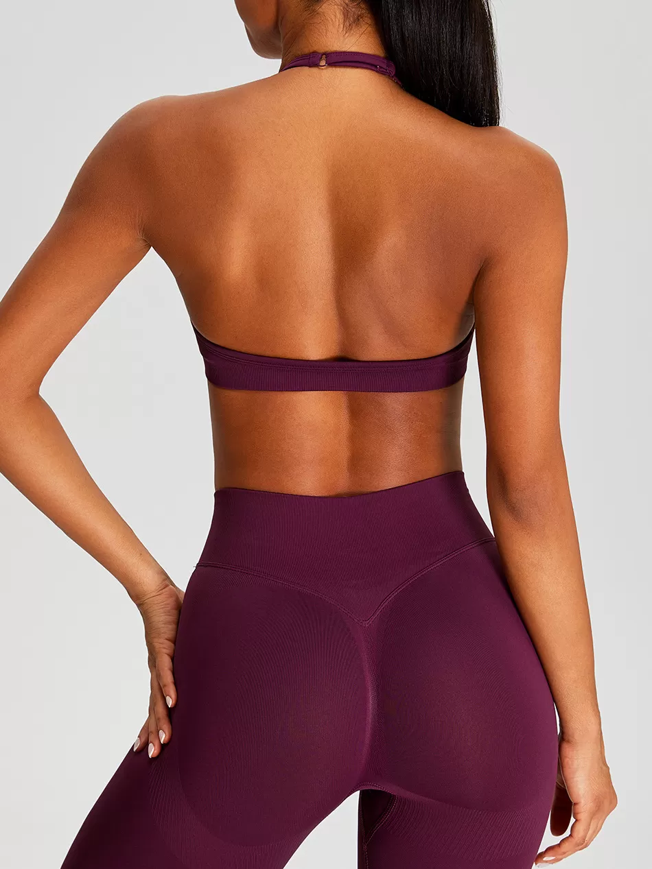 Conjunto deportivo de yoga y ropa de gimnasio ajustada para entrenamiento y fitness FGBMS0228Y
