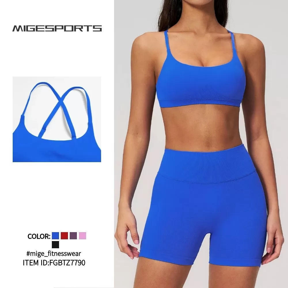 Conjunto deportivo para mujer, ropa de yoga, ropa de entrenamiento, ropa deportiva, conjuntos de gimnasio y fitness FGBTZ7790
