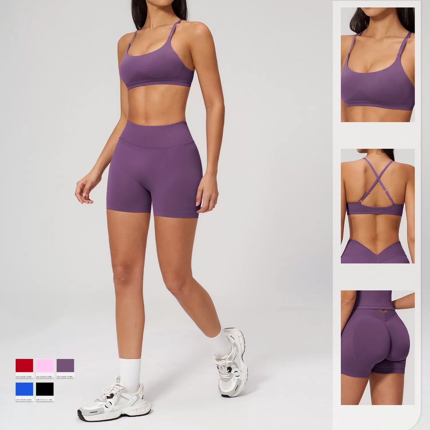 Conjunto deportivo para mujer, ropa de yoga, ropa de entrenamiento, ropa deportiva, conjuntos de gimnasio y fitness FGBTZ7790