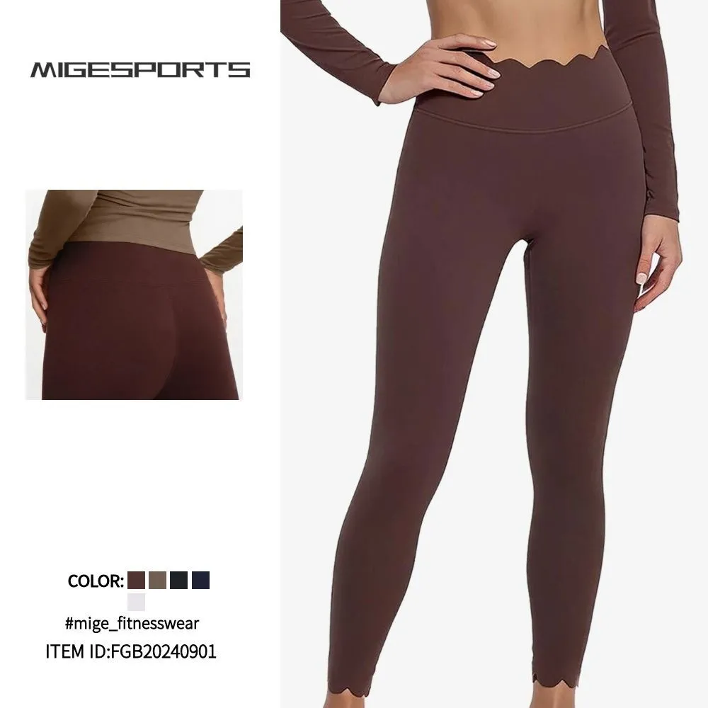 Leggings deportivos para mujer para gimnasio, fitness y yoga. Leggings elásticos para yoga FGB20240901
