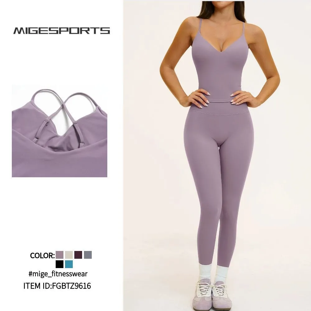 Conjunto de yoga de 7 piezas, cómodo y elástico, ideal para gimnasio o para entrenar. Conjunto de yoga para mujer FGBTZ9616