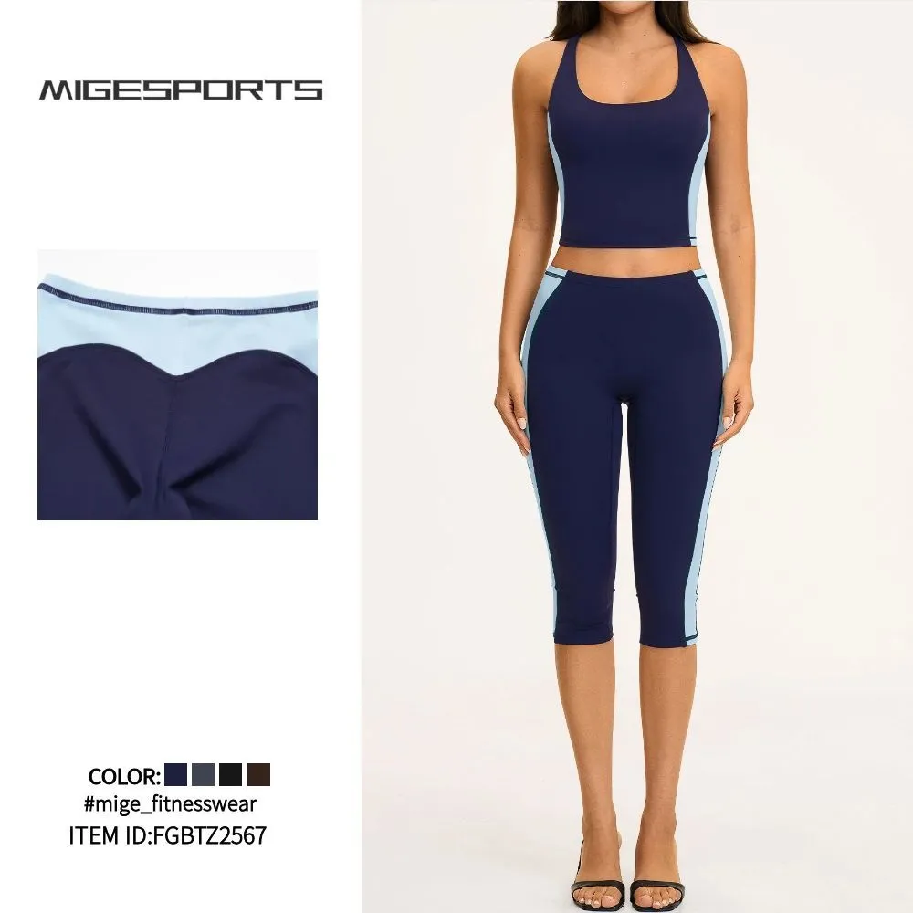 Conjunto de yoga para mujer, ropa deportiva, conjunto de yoga, ropa de fitness, conjuntos de entrenamiento FGBTZ2567