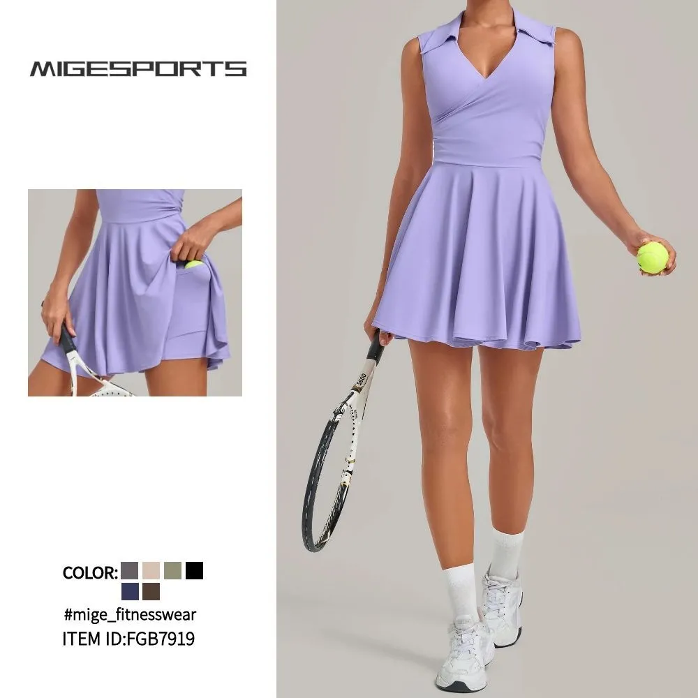 Falda de tenis y ropa deportiva de entrenamiento: conjunto deportivo de una pieza para mujer FGB86770