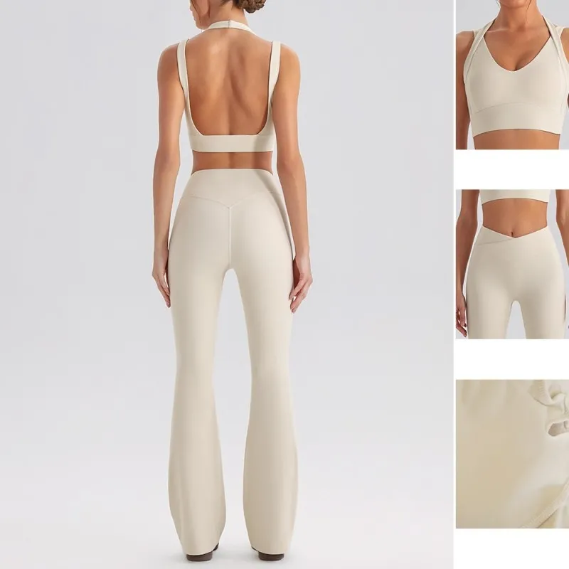 Conjunto de ropa deportiva para gimnasio, ropa de yoga, sujetador, chaqueta, top corto ajustado, traje casual de fitness para mujer, conjuntos de yoga FGBYW610+YW612+KW473