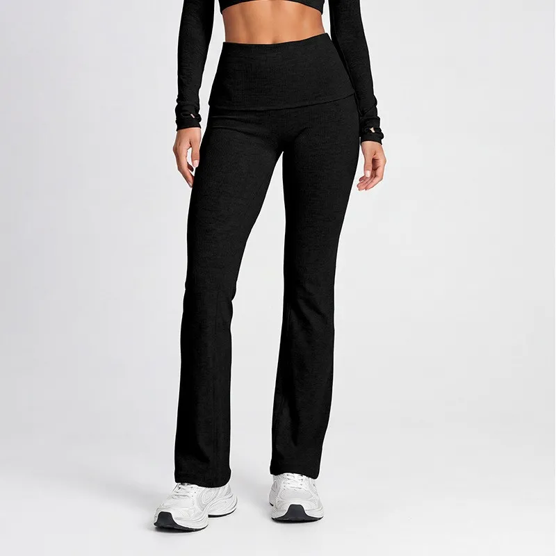 Conjunto de yoga de 4 piezas para mujer: shorts y pantalones de fitness de cintura alta y manga larga. Ropa deportiva FGBKD245WCT301+KD245WCA02+KD245WCT303+KD245WCL302