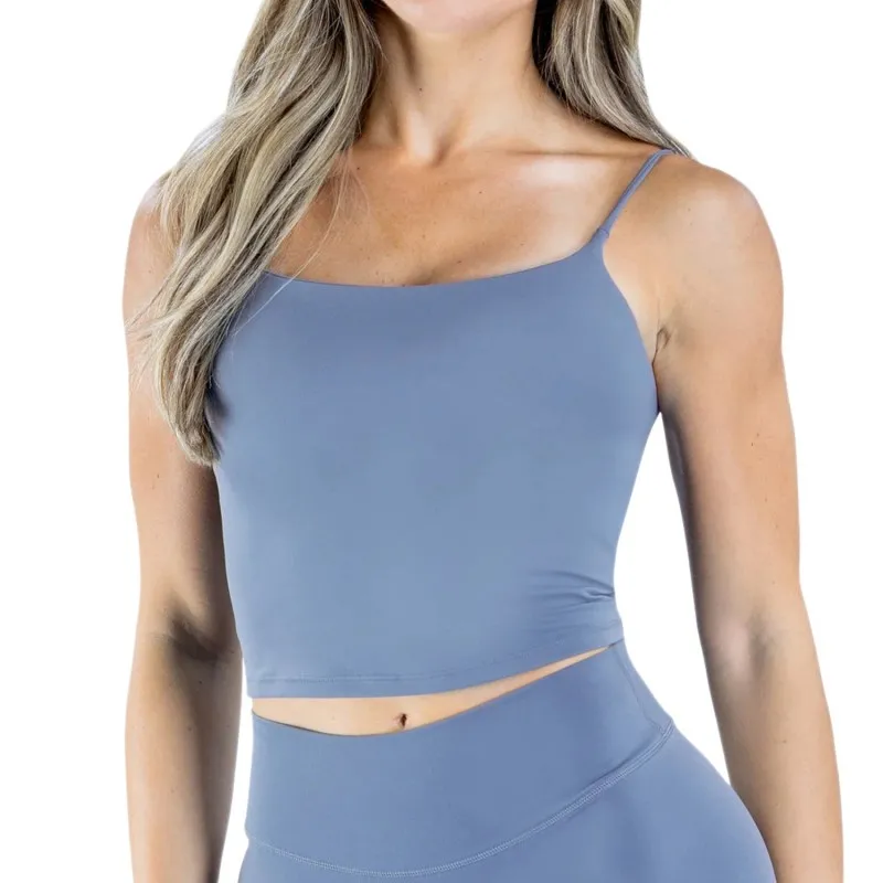 Camiseta sin mangas transpirable y ligera para mujer con espalda deportiva, ideal para yoga y fitness (FGBRXW3013)